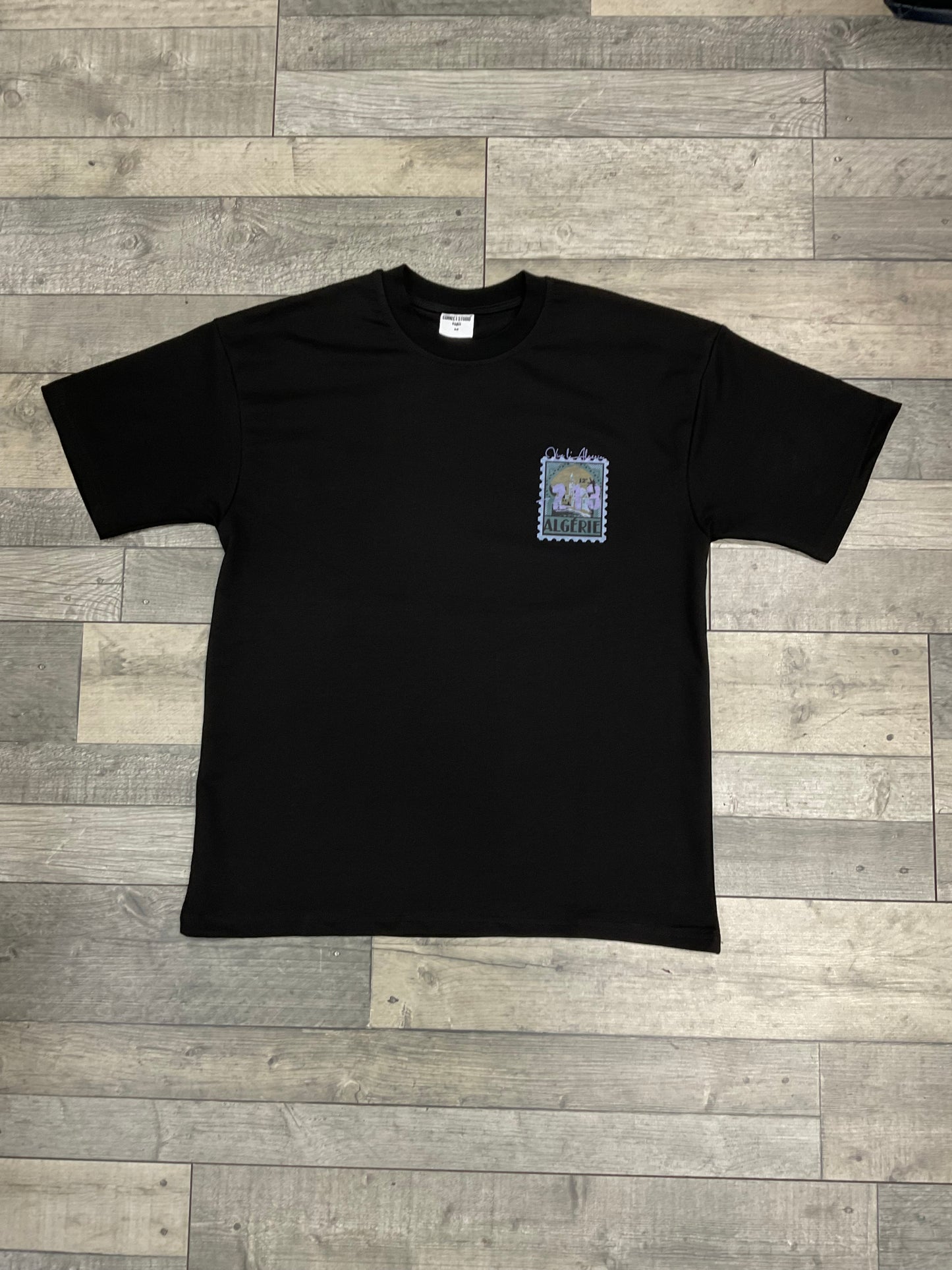 T-SHIRT VIVA L’ ALGERIE +213 - Noir Spécial Production