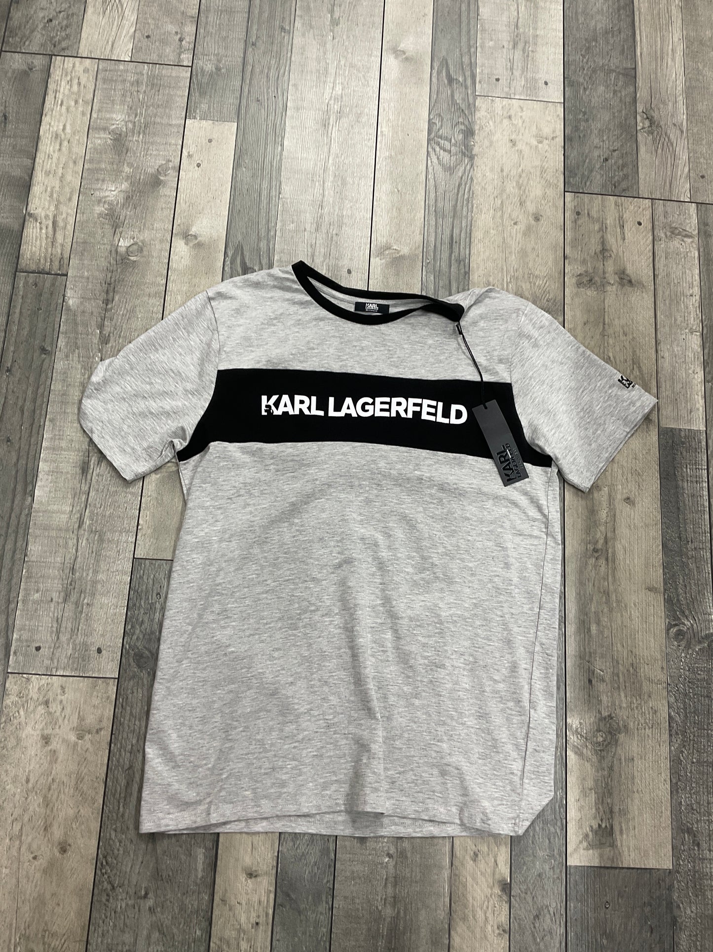 T SHIRT KARL LAGERFELD - Gris Noir