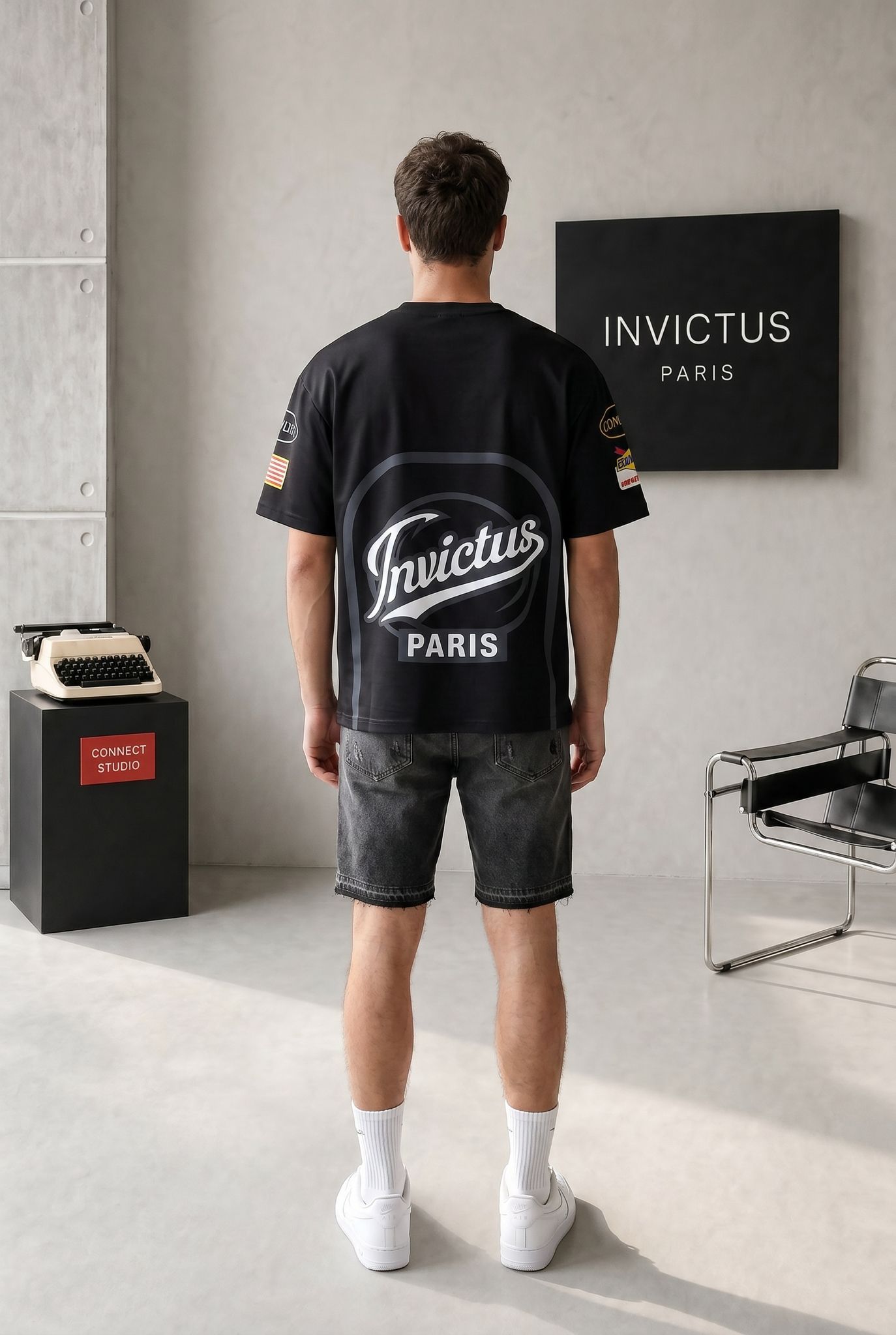 Connect Studio Invictus Paris Racing Jersey – Black/Grey