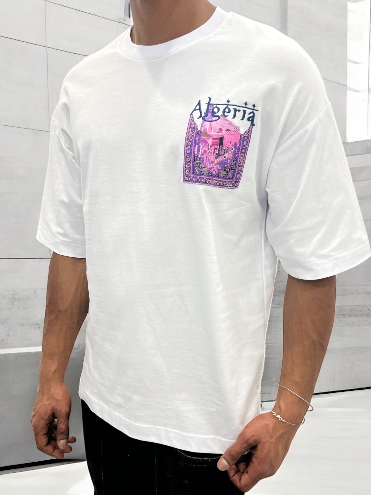 T-shirt ALGĖRIA - blanc