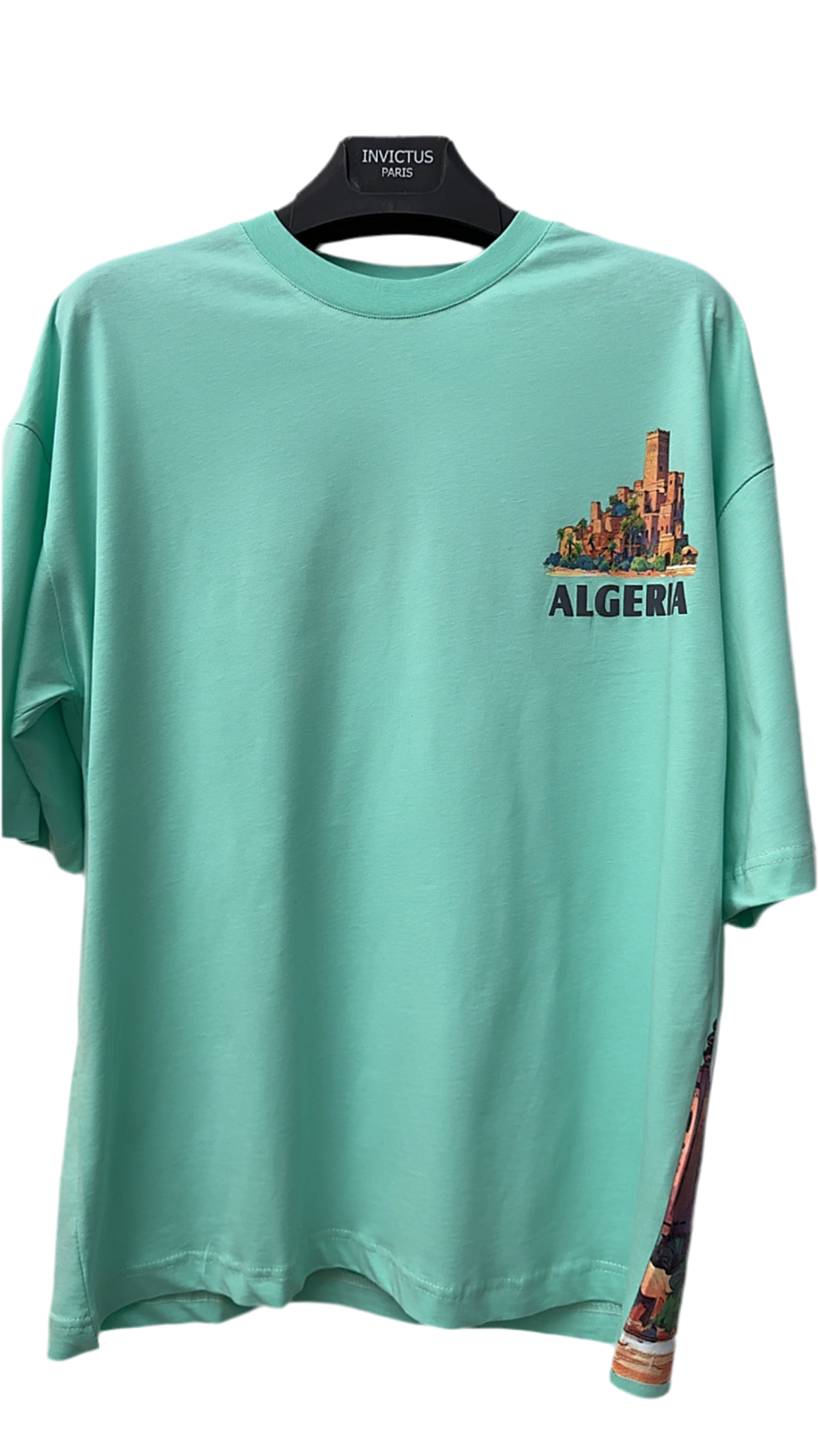 T-shirt ALGERIA – Off The System | Taille Unique Mixte | 5 Couleurs – Édition Limitée - Mint