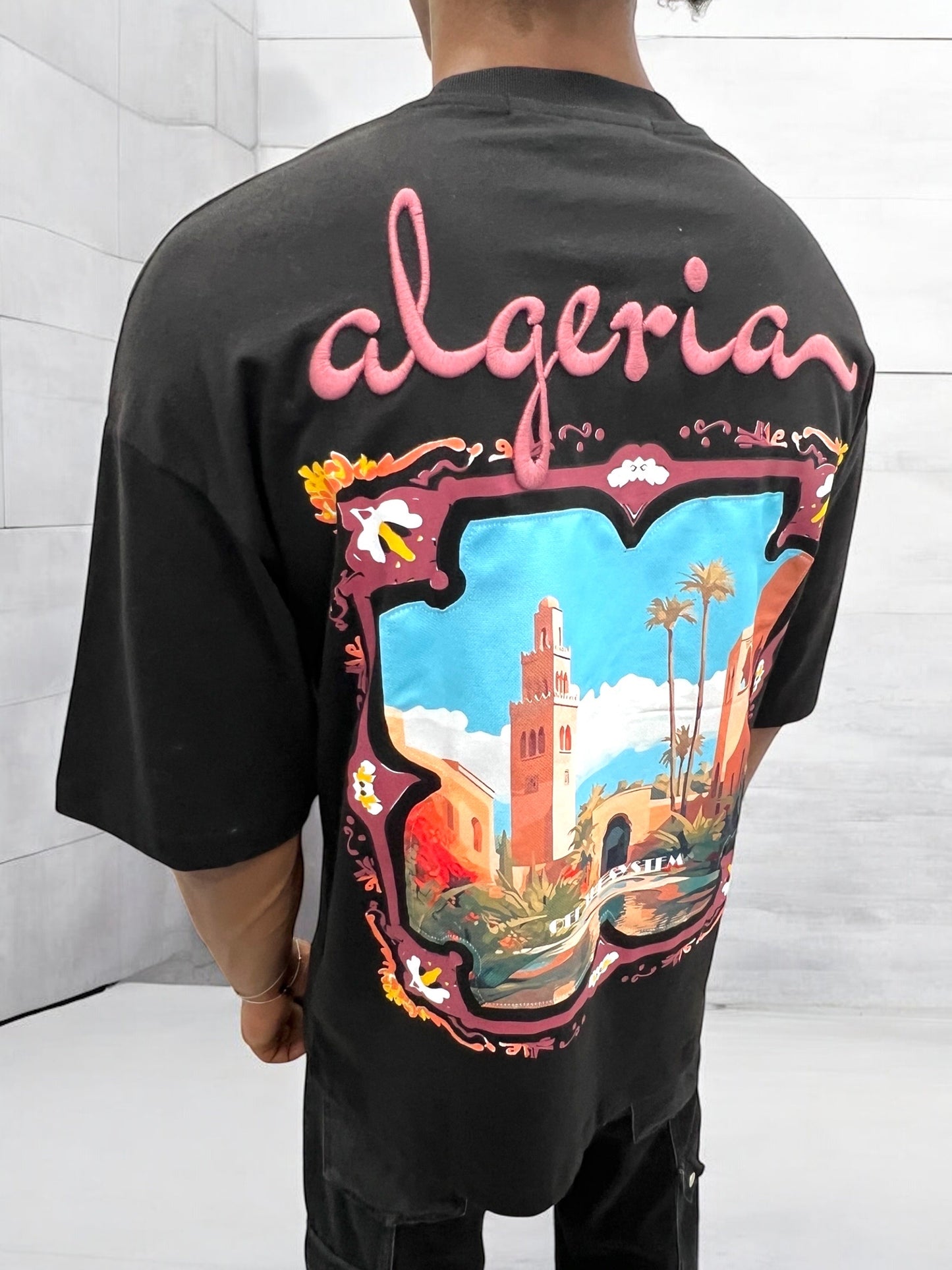 T-shirt ALGERIA - noir