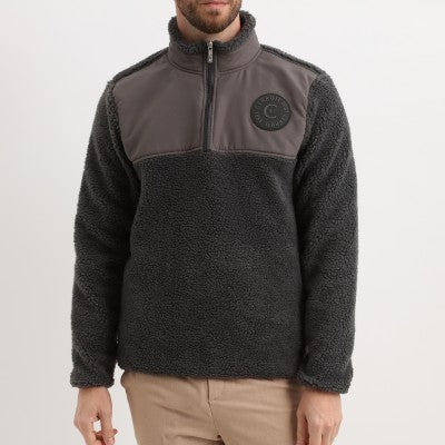CERRUTI 1881
Sherpa Frontignan - Polaire Sans Capuche - Gris Anthracite