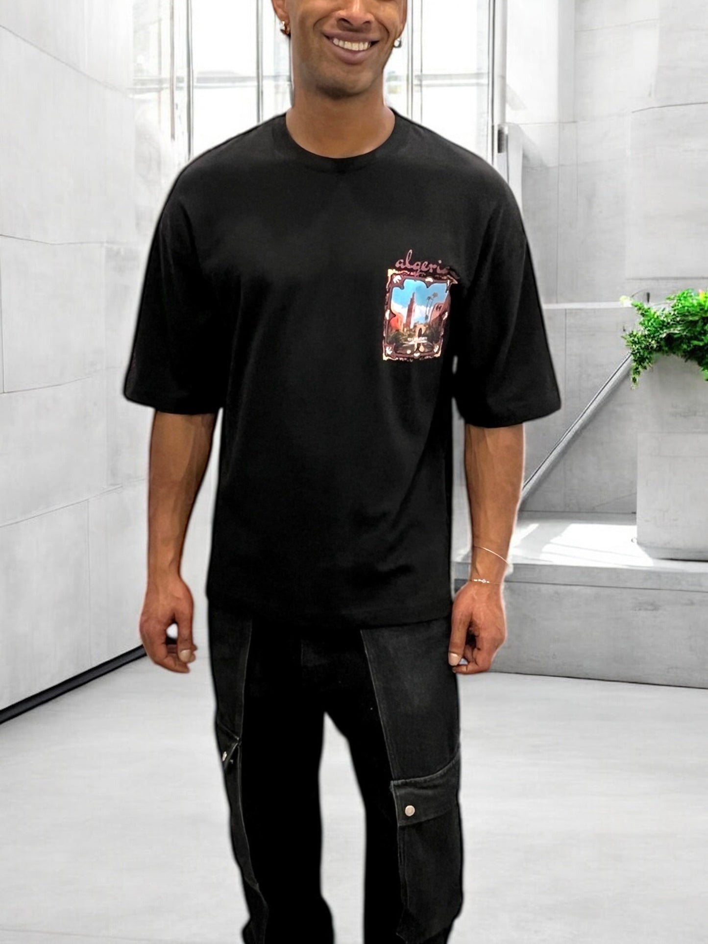 T-shirt ALGERIA - noir