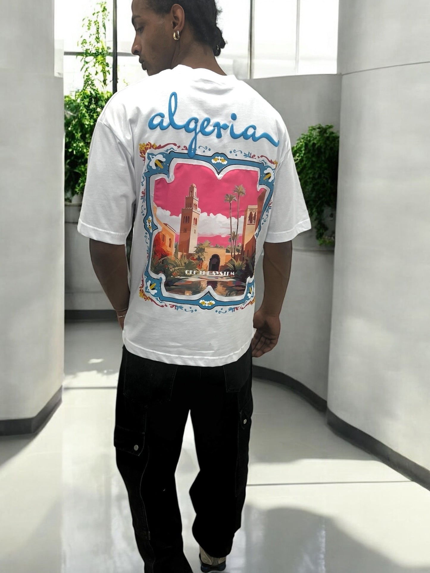 T-shirt ALGERIA - blanc