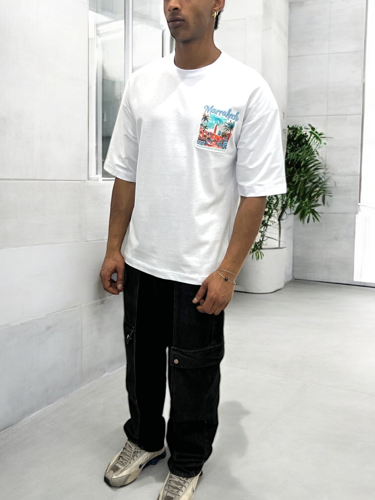 T-shirt MARRAKESH KINGDOM OF MOROCCO - blanc