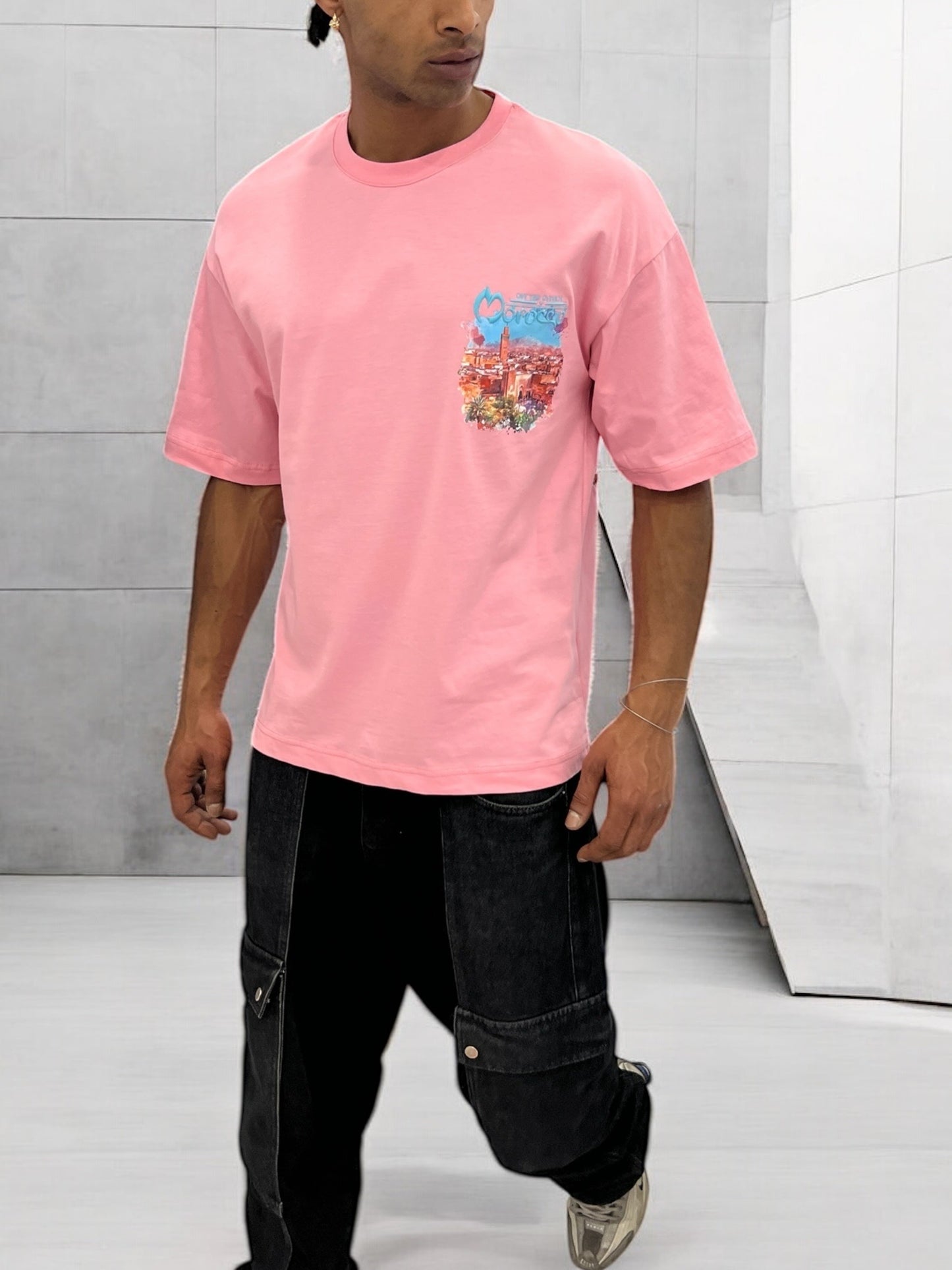 T-shirt MOROCCO VIBES - rose