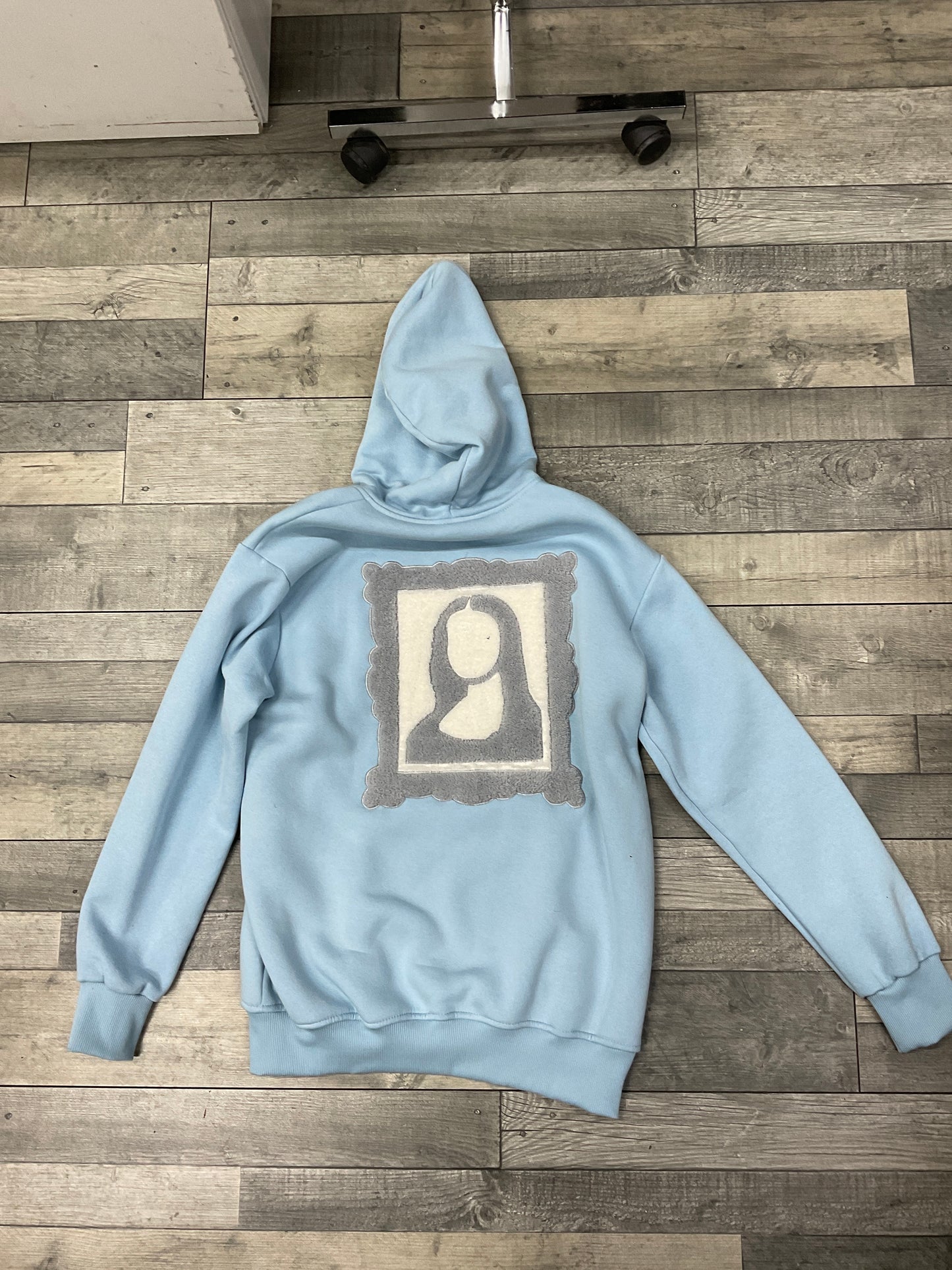 Hoodie Mona Lisa - Connect Studio Paris - Bleu Gris