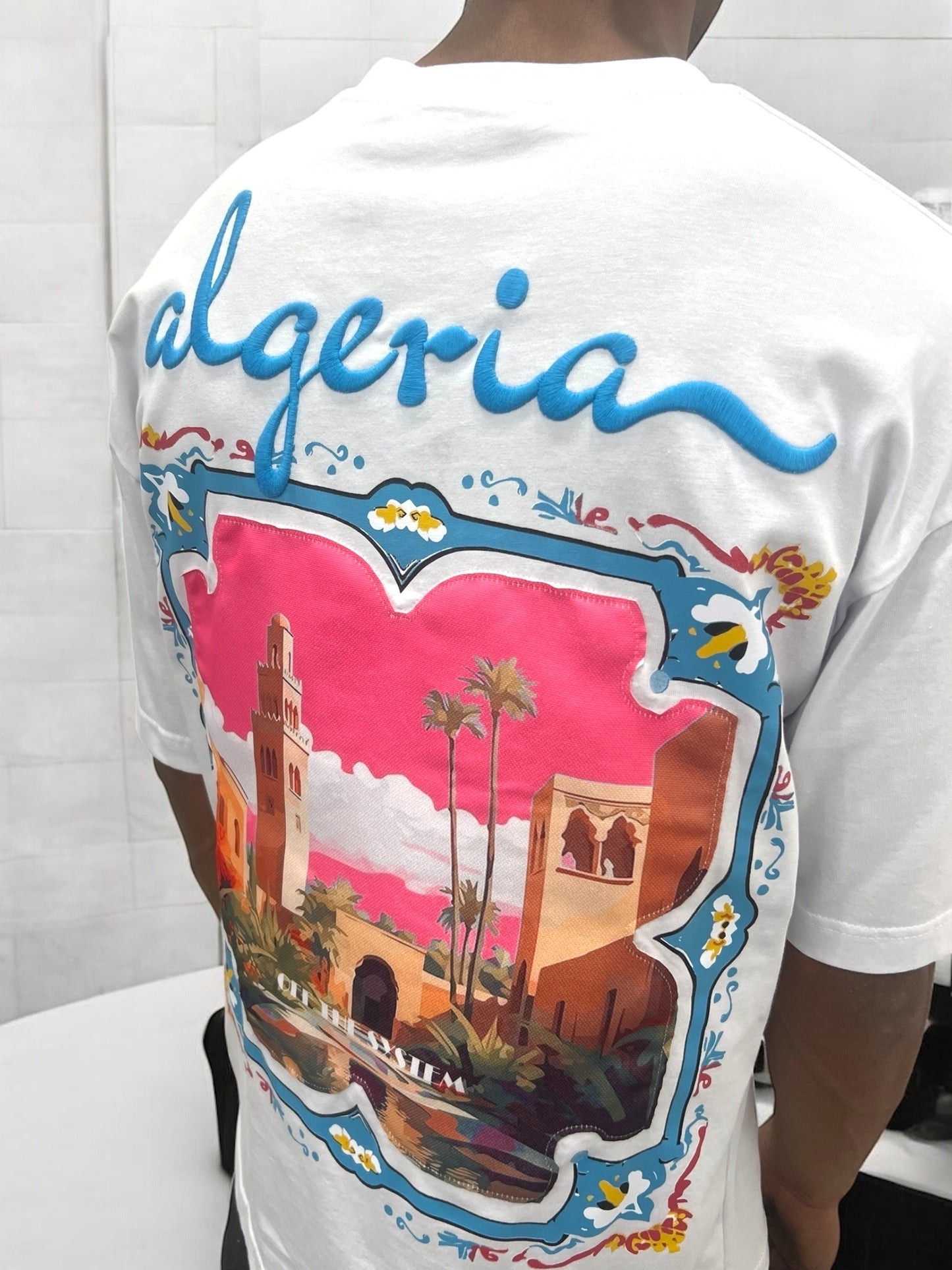 T-shirt ALGERIA - blanc