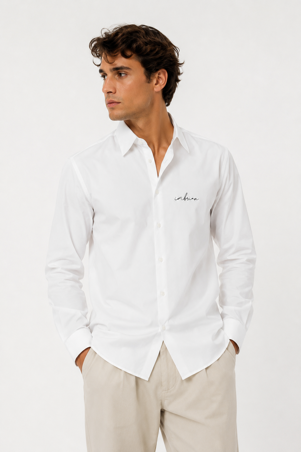 Chemise IM BRIAN - CAMICIA BIANCO/BLANC CA2105
