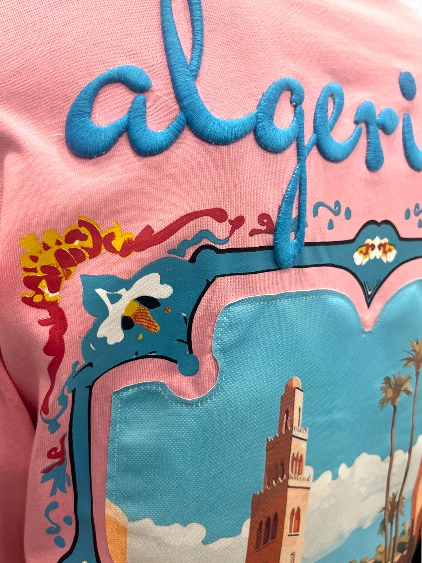 T-shirt ALGERIA - rose