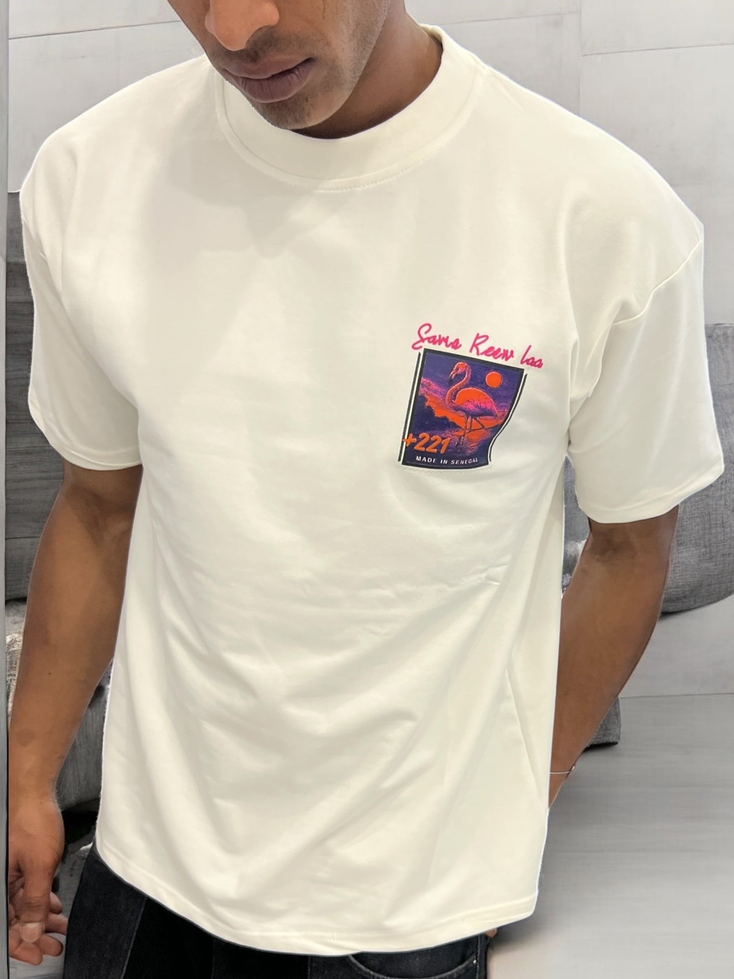 T-shirt “Sénégal – Lac Rose” 🇸🇳 – Connect Studio – Unisexe