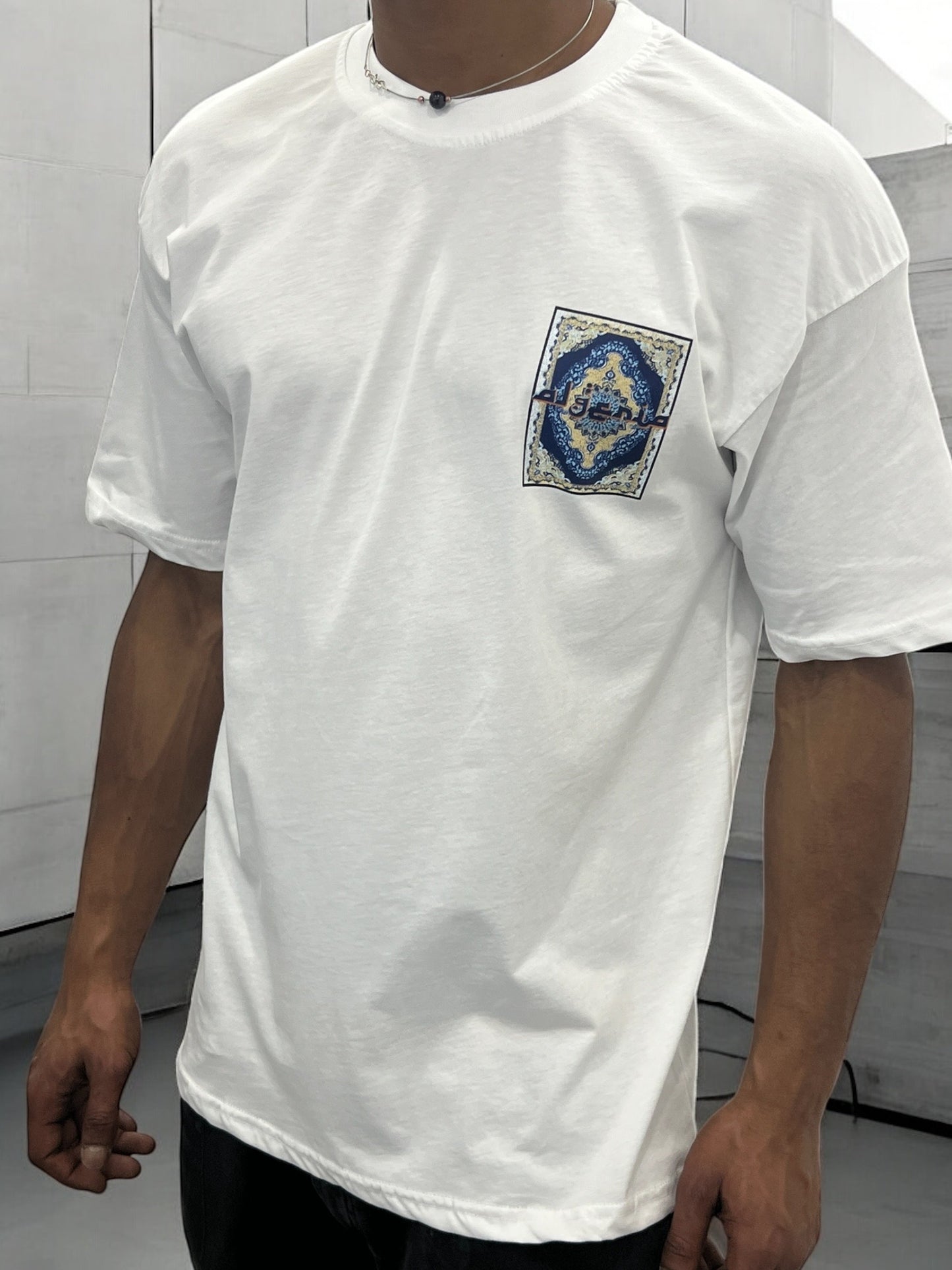 T-shirt ALGERIA TAFSIR AL-AHLAM - blanc