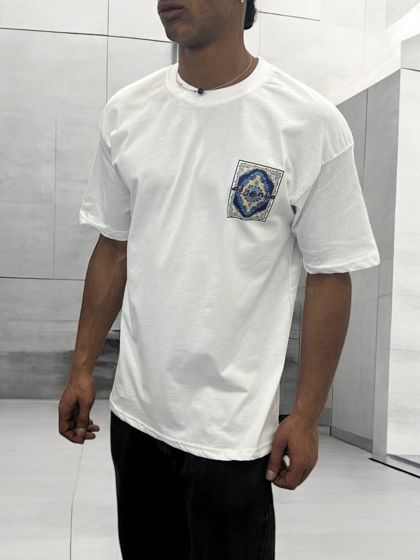 T-shirt ALGERIA TAFSIR AL-AHLAM - blanc