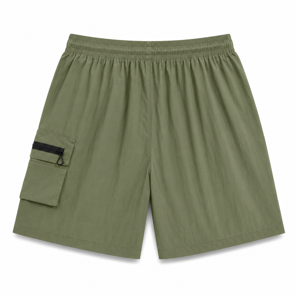 Short Cargo Technique UNTRACED Kaki – Nylon Léger Techwear Été Homme