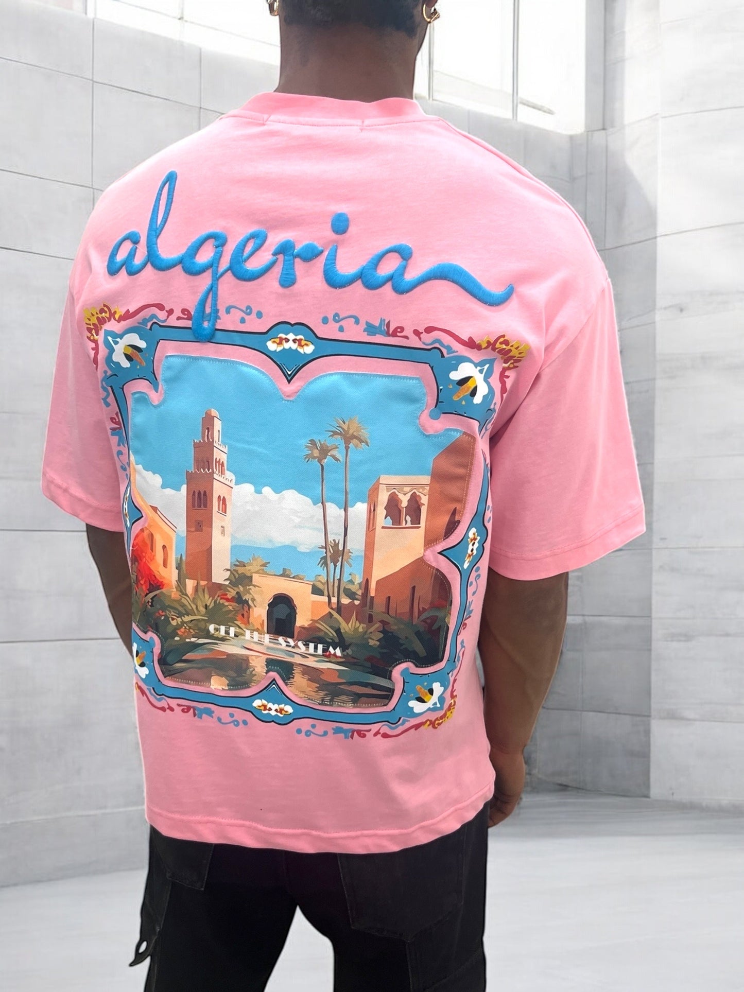 T-shirt ALGERIA - rose