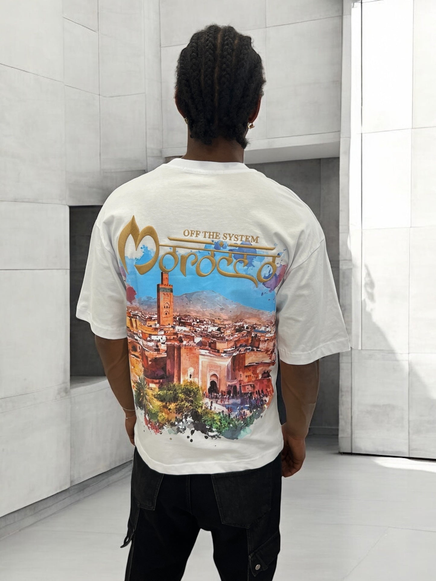 T-shirt MOROCCO VIBES - blanc