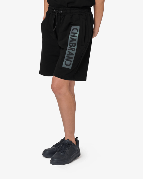 Short Chabrand Logo Encadré - Noir Iridescent