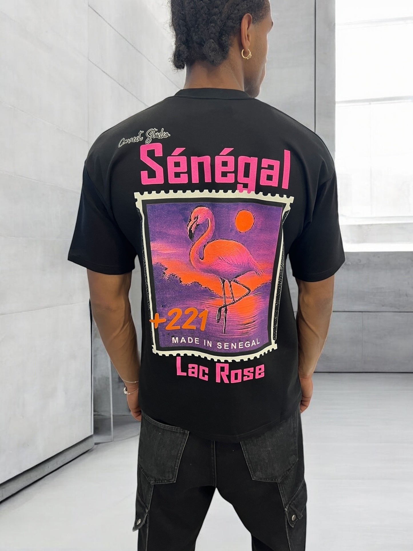 T-shirt “Sénégal – Lac Rose” 🇸🇳 – Connect Studio – Unisexe