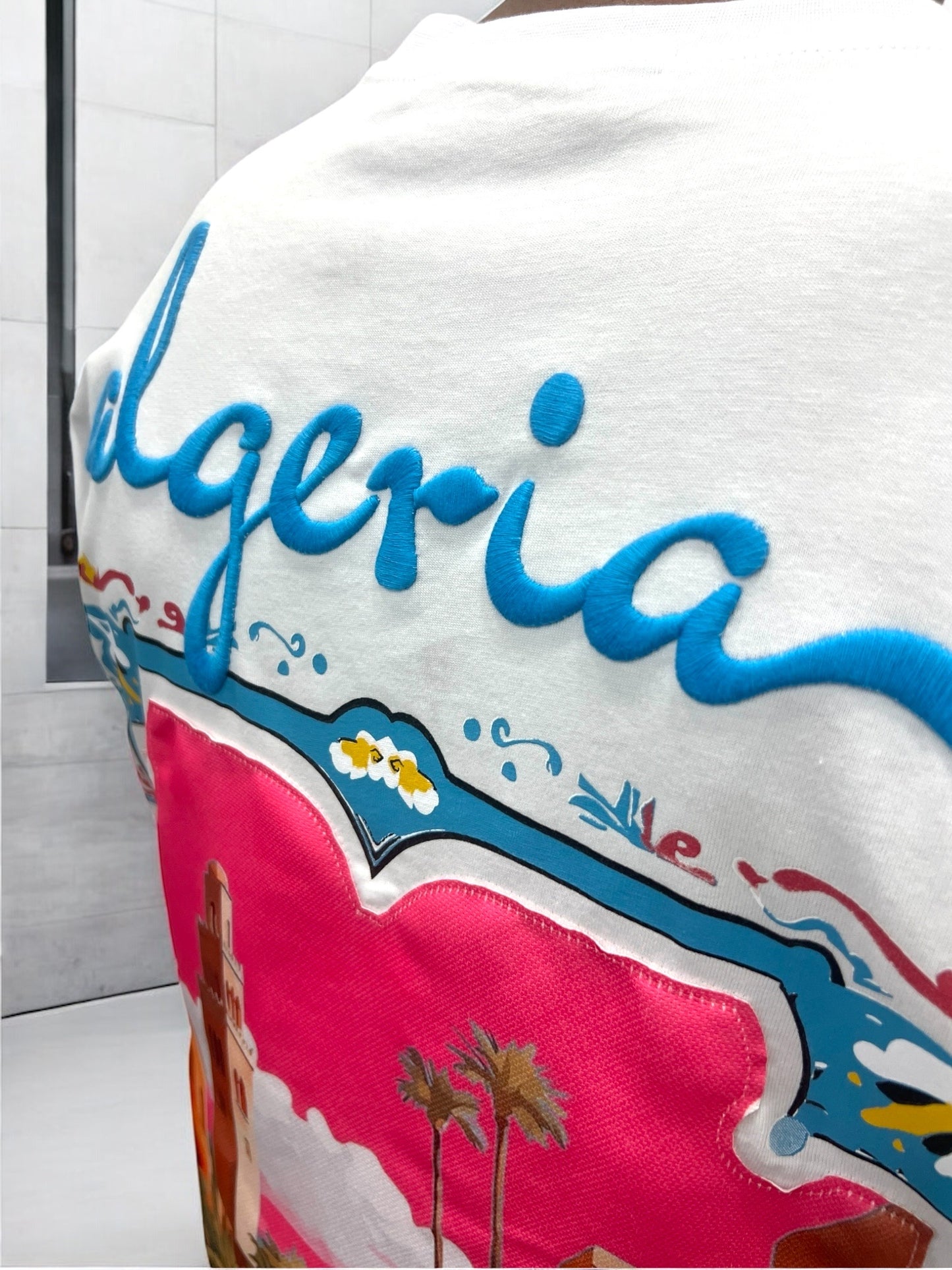 T-shirt ALGERIA - blanc