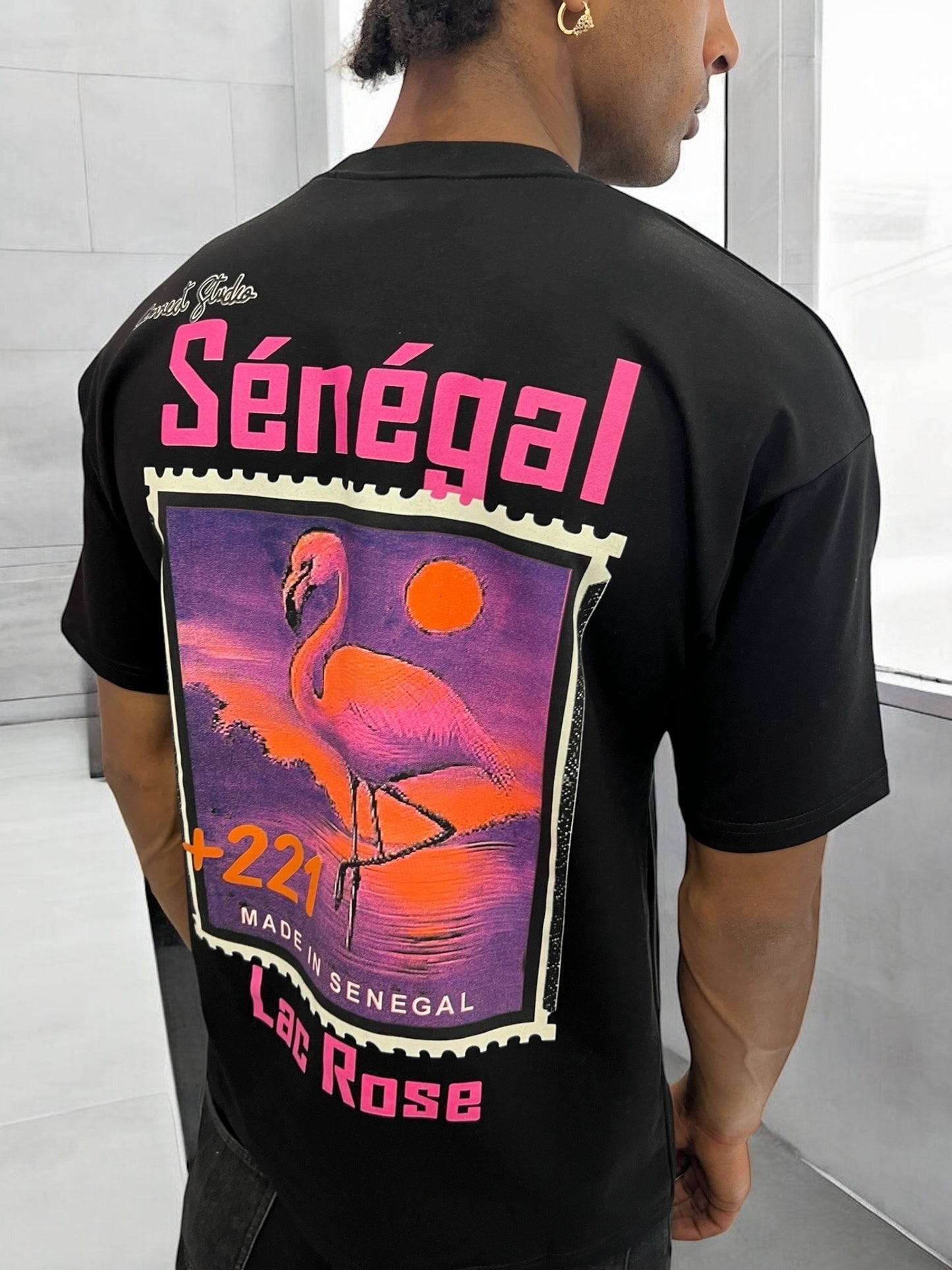 T-shirt “Sénégal – Lac Rose” 🇸🇳 – Connect Studio – Unisexe