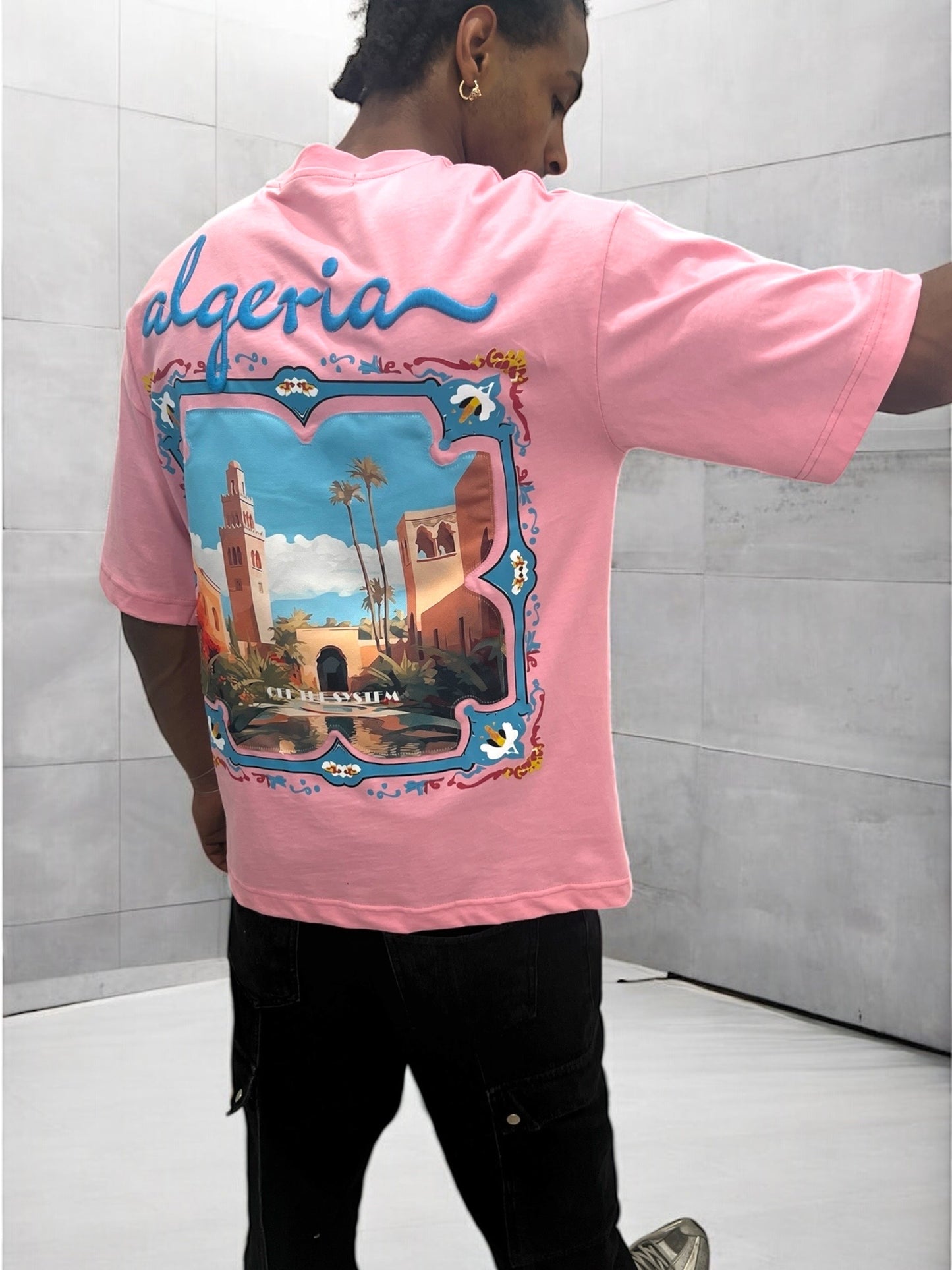 T-shirt ALGERIA - rose