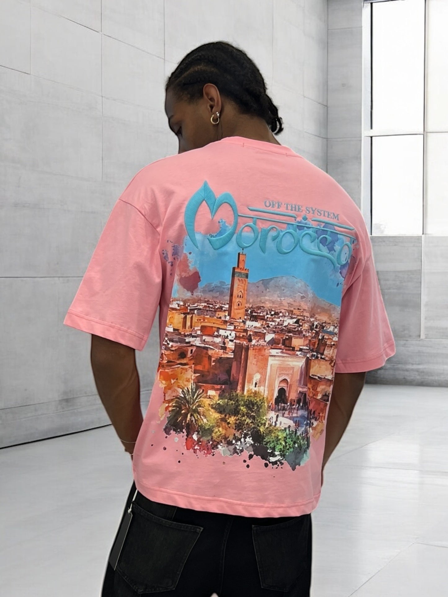 T-shirt MOROCCO VIBES - rose