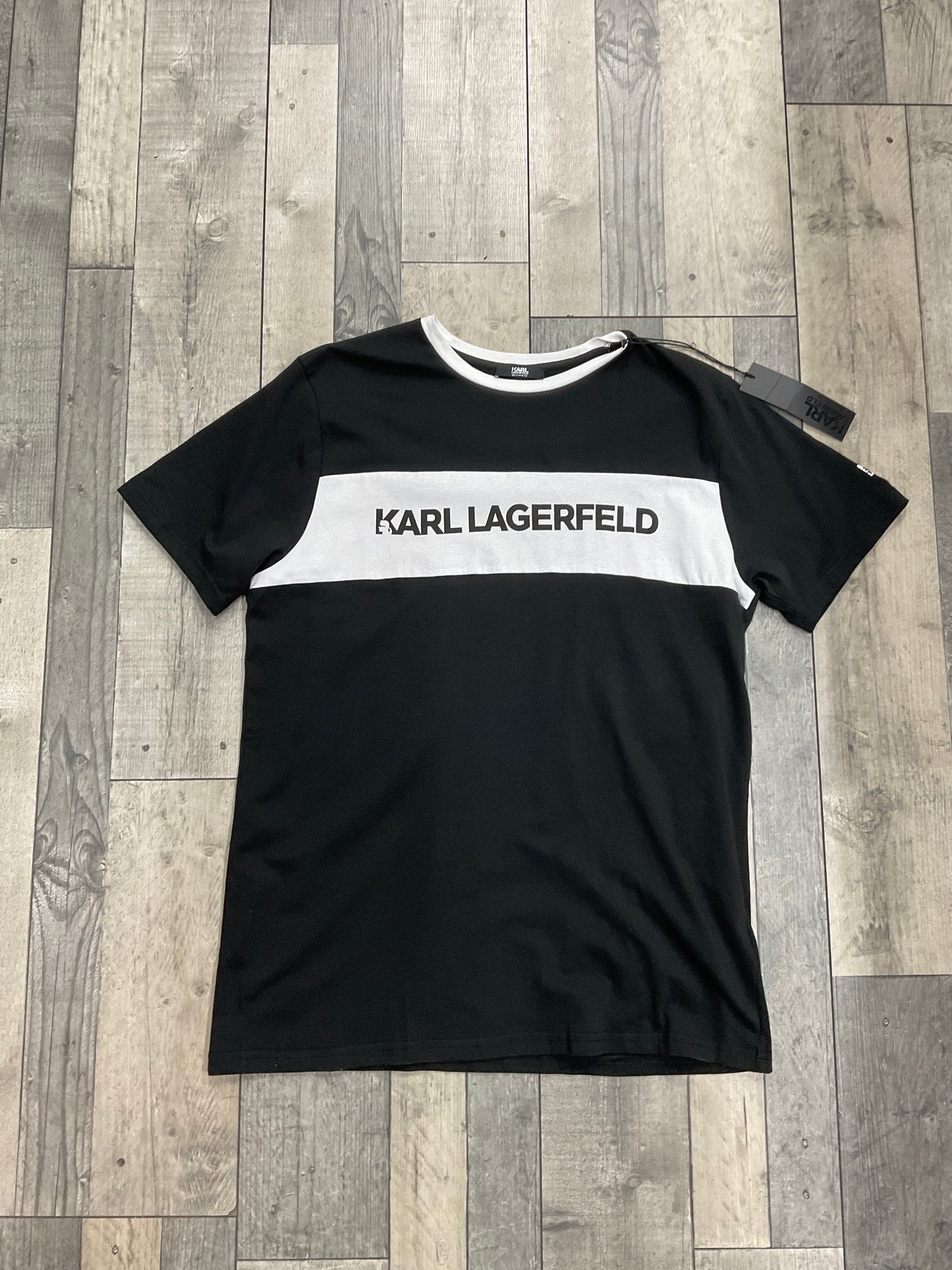 T SHIRT KARL LAGERFELD - Noir Blanc