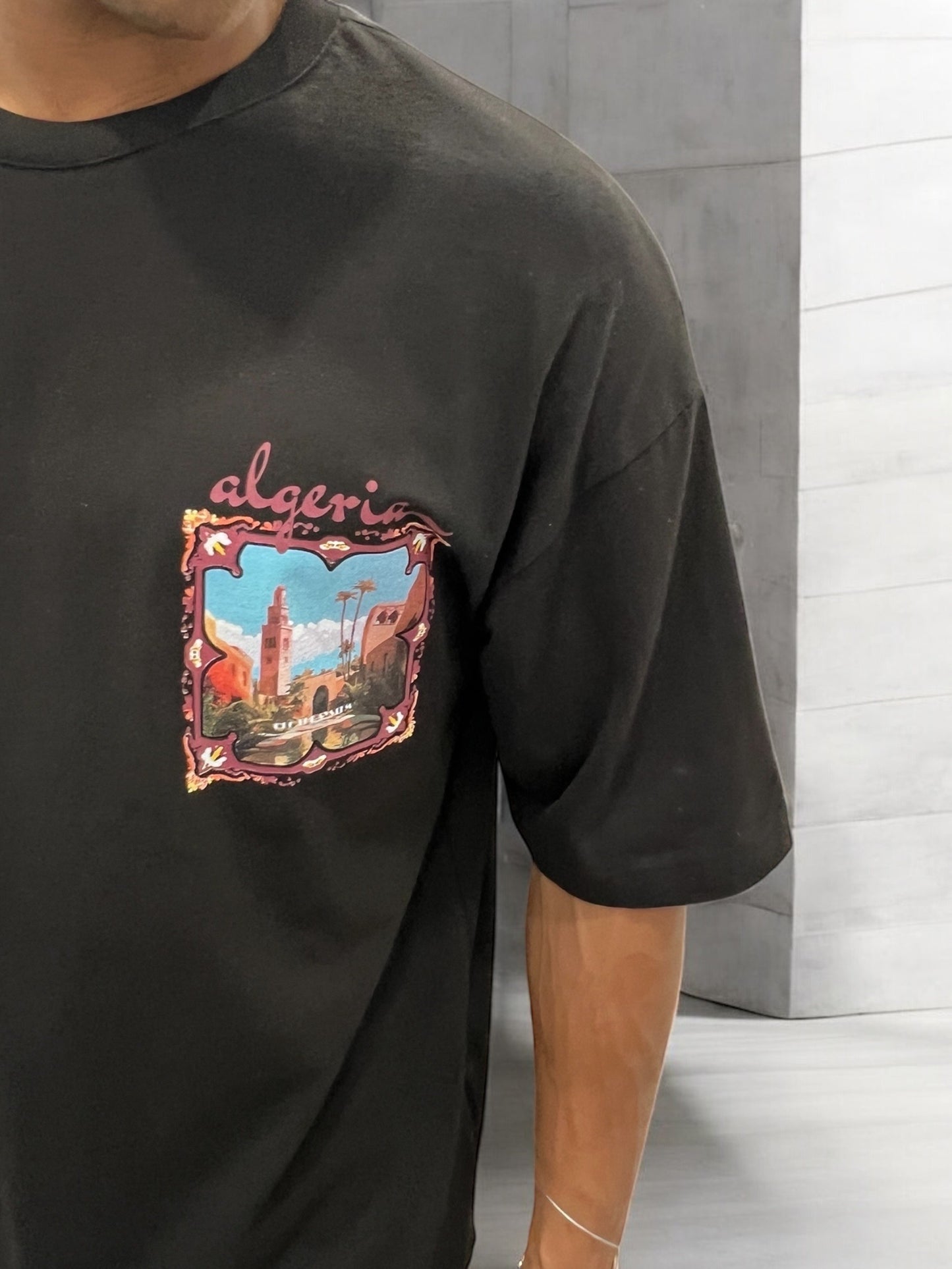 T-shirt ALGERIA - noir