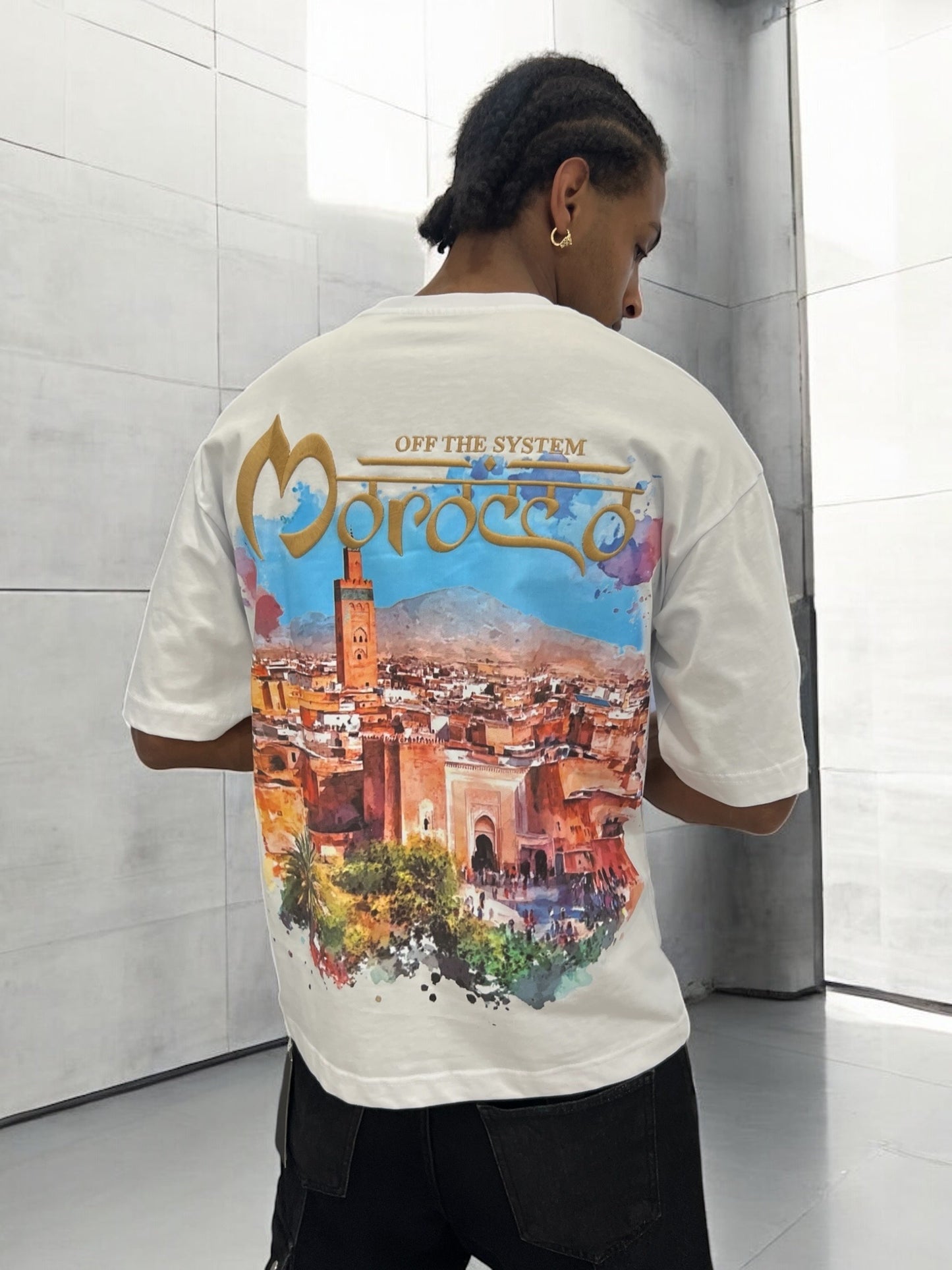 T-shirt MOROCCO VIBES - blanc