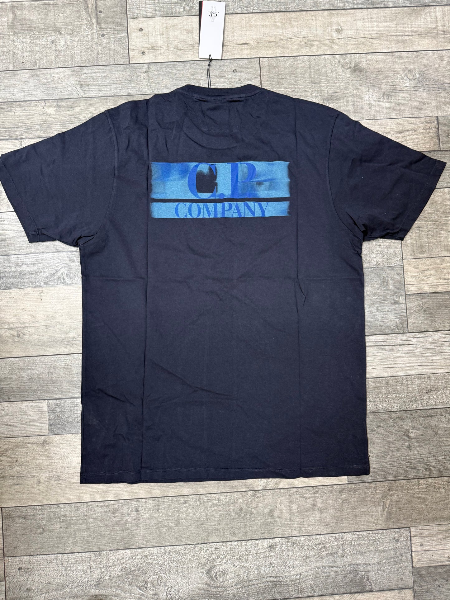 CP COMPANY - T-Shirt Bleu Marine Foncé