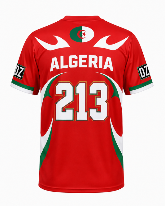 Maillot Unisexe Algeria Athletic 213 – Femme, Enfant & Homme | Connect Studio Paris