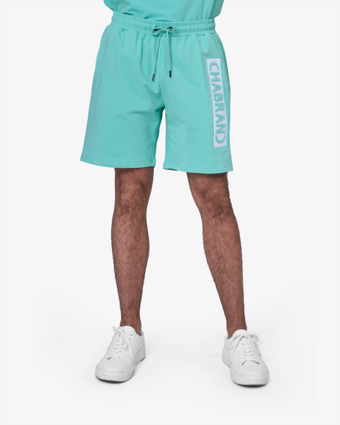 Short Chabrand Logo Encadré - Bleu Blanc