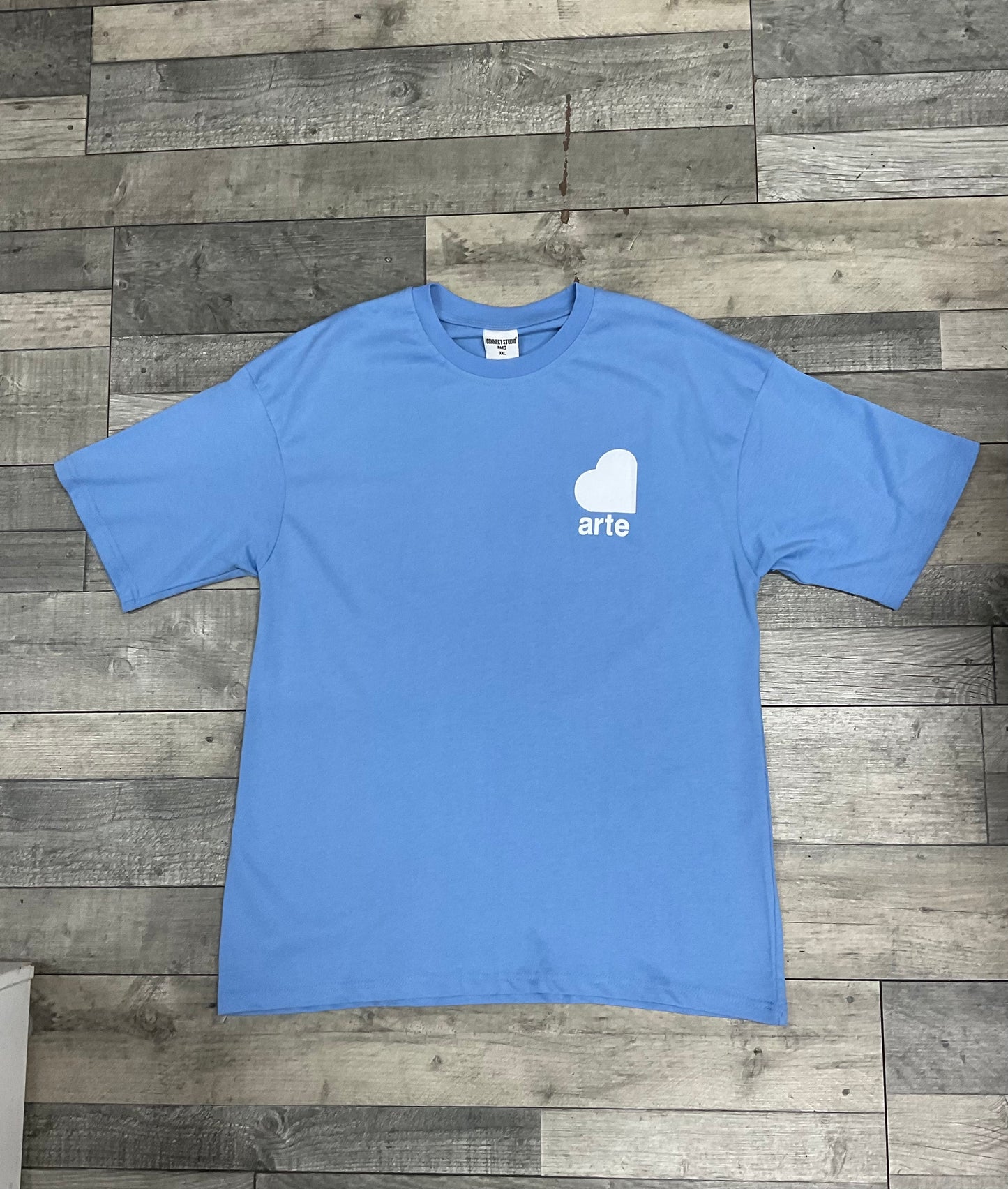 T-shirt Arte Cœur Bleu
