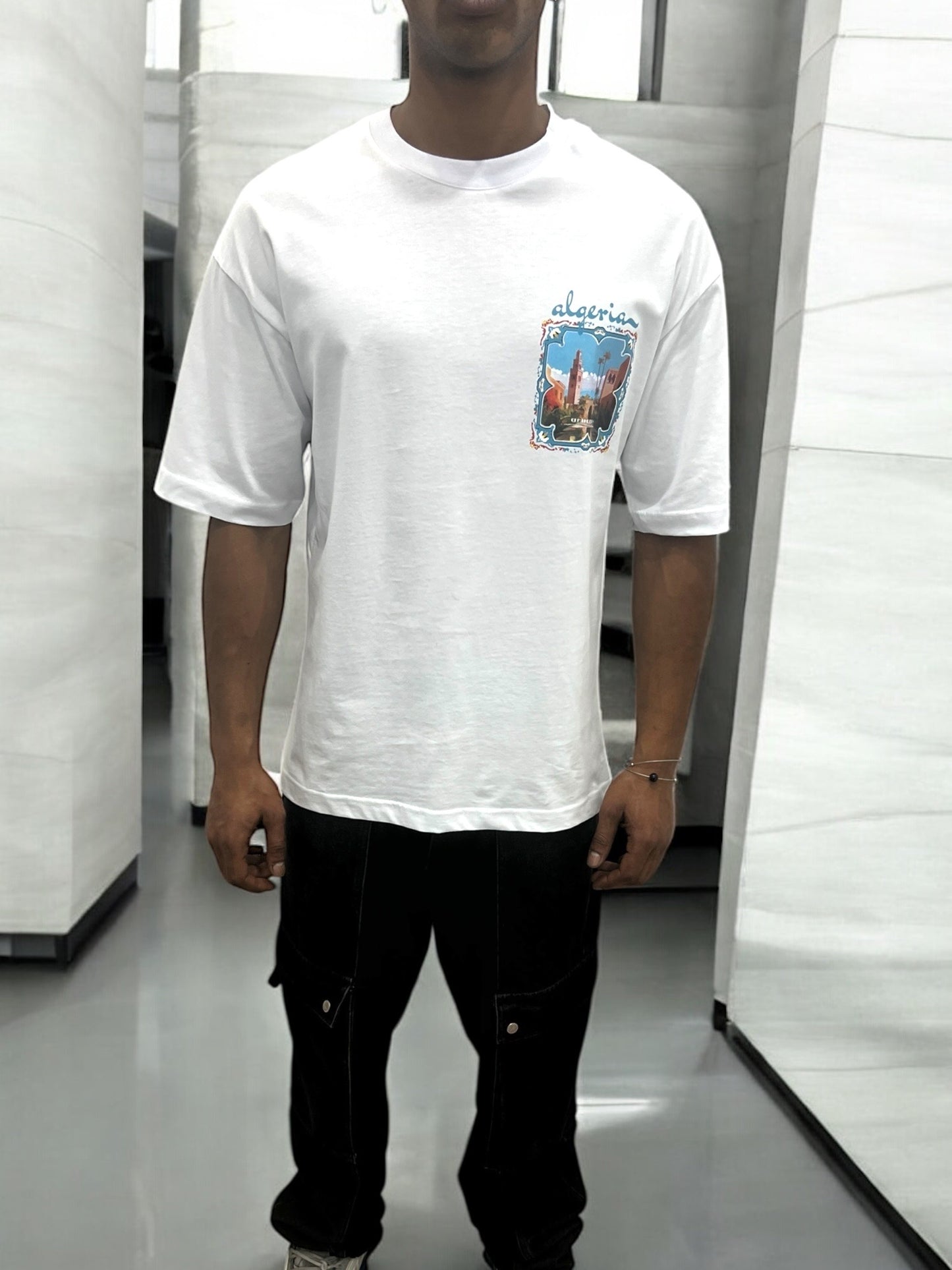 T-shirt ALGERIA - blanc