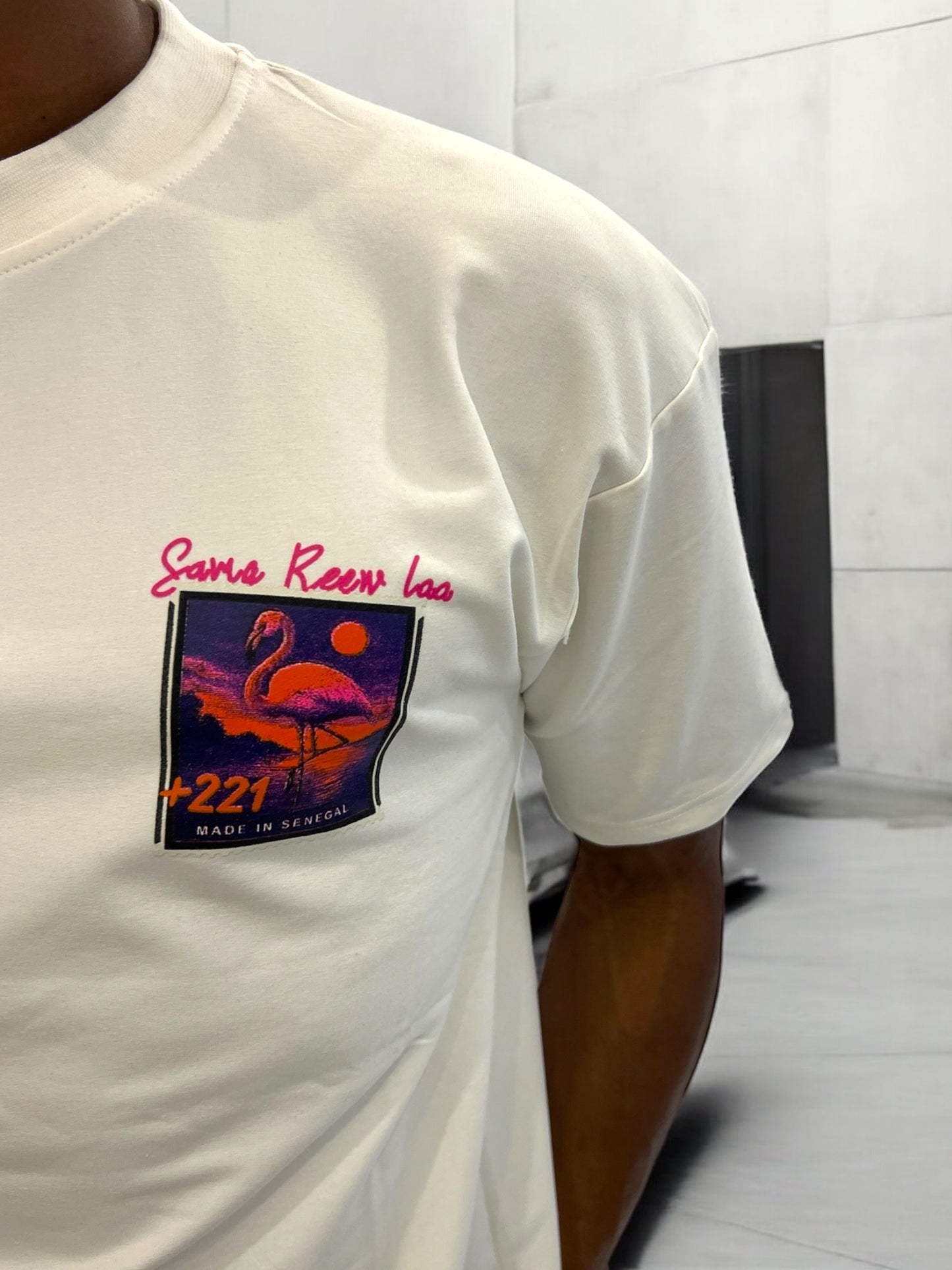 T-shirt “Sénégal – Lac Rose” 🇸🇳 – Connect Studio – Unisexe