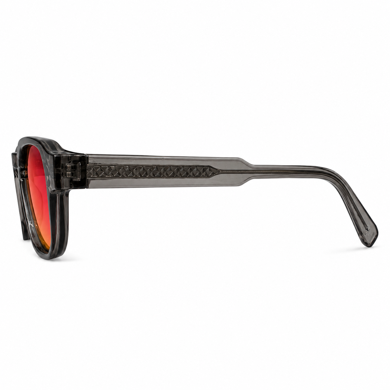 Lunettes de soleil CP 026698 – Monture gris fumé transparente & verres dégradés UV400