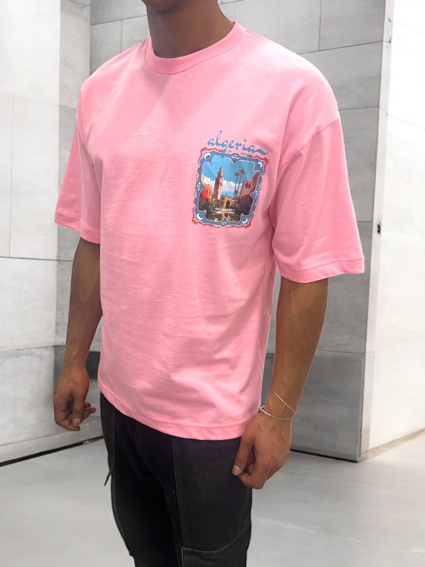 T-shirt ALGERIA - rose