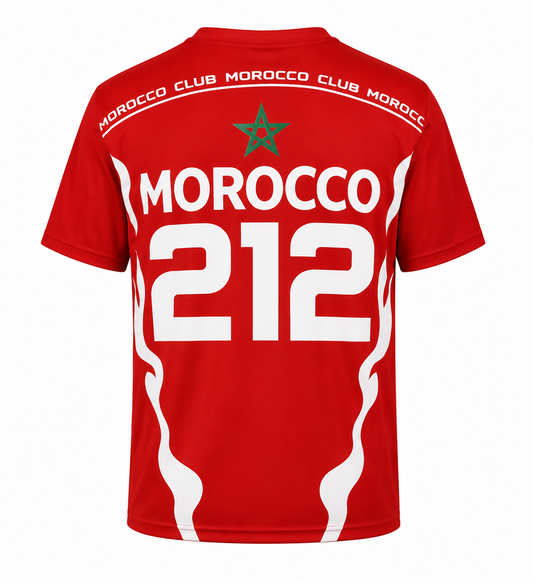 Maillot Morocco Club 212 – Femme, Enfant & Unisexe | Connect Studio Paris