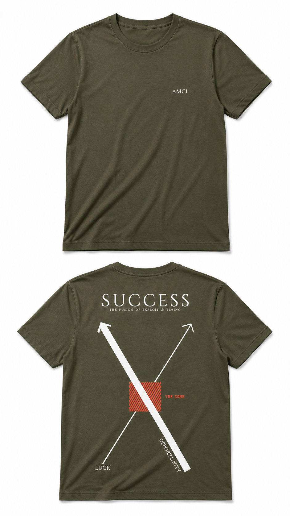 T-Shirt AMCI SUCCES – Coupe Premium Coton Doux unisexe