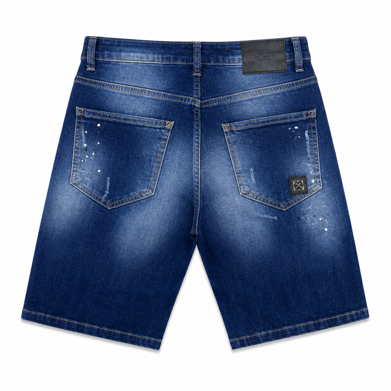Short Jean Bleu XPLCT Studios Mars – Short Streetwear Homme Premium