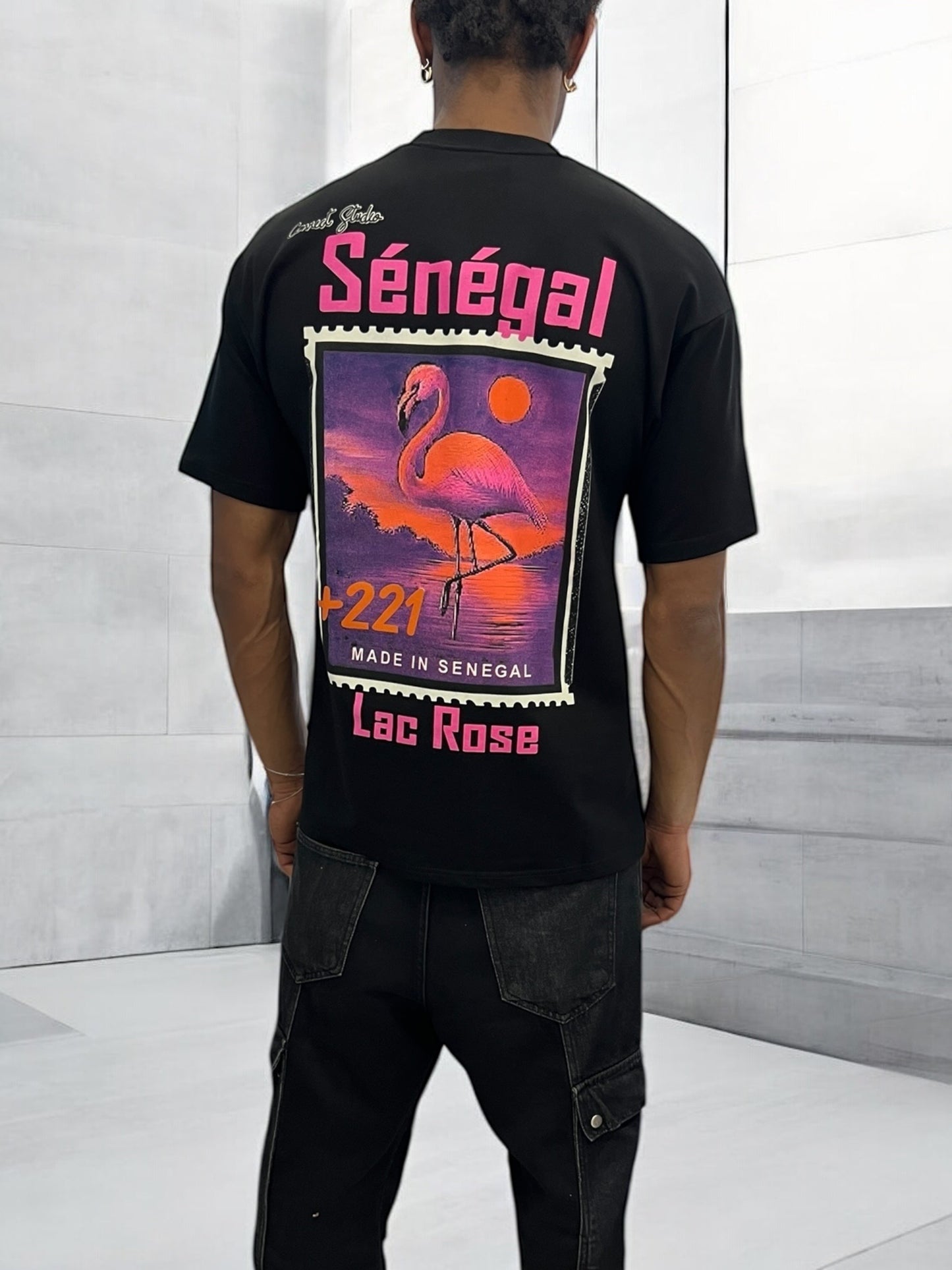 T-shirt “Sénégal – Lac Rose” 🇸🇳 – Connect Studio – Unisexe