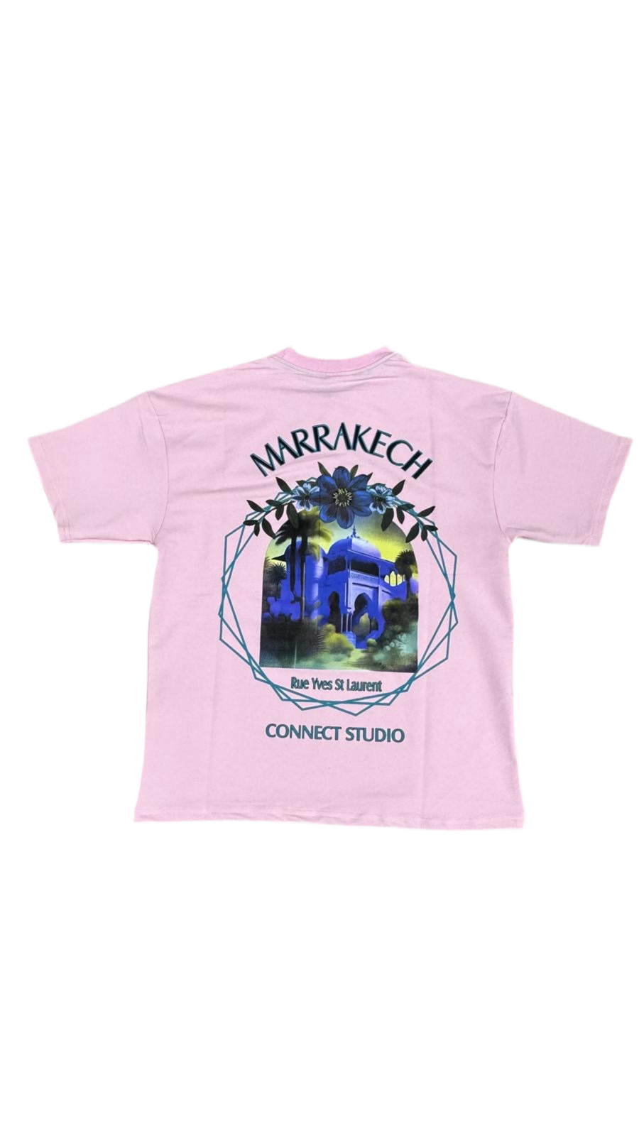 T-shirt Marrakech – Jardin Majorelle & Musée Yves Saint Laurent – Rose
