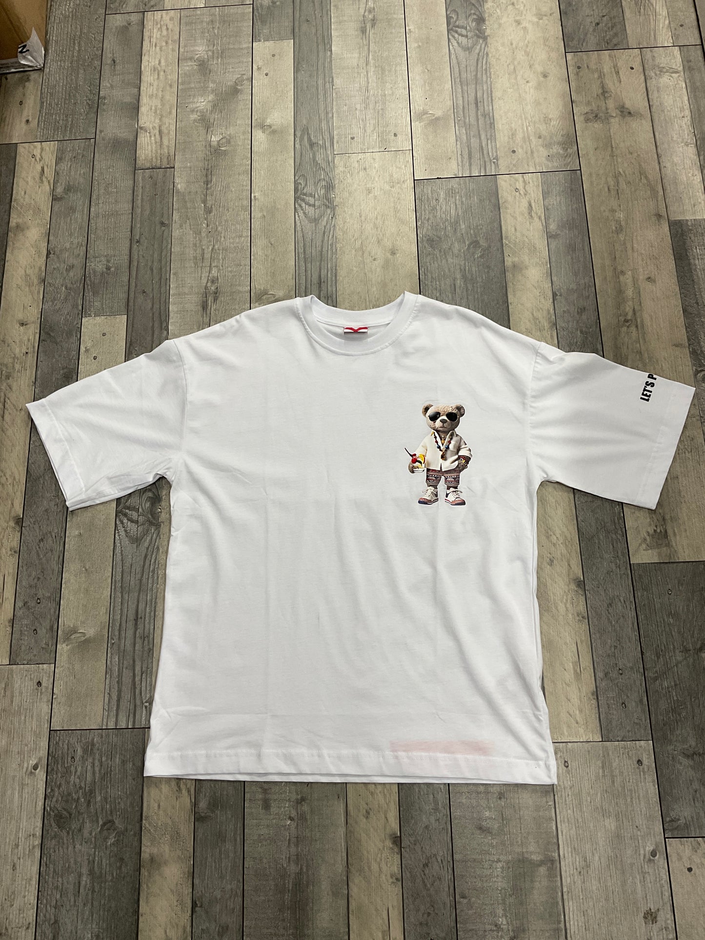 T-SHIRT ANIMAL PARTY, Spring/Summer, ourson Blanc 3D