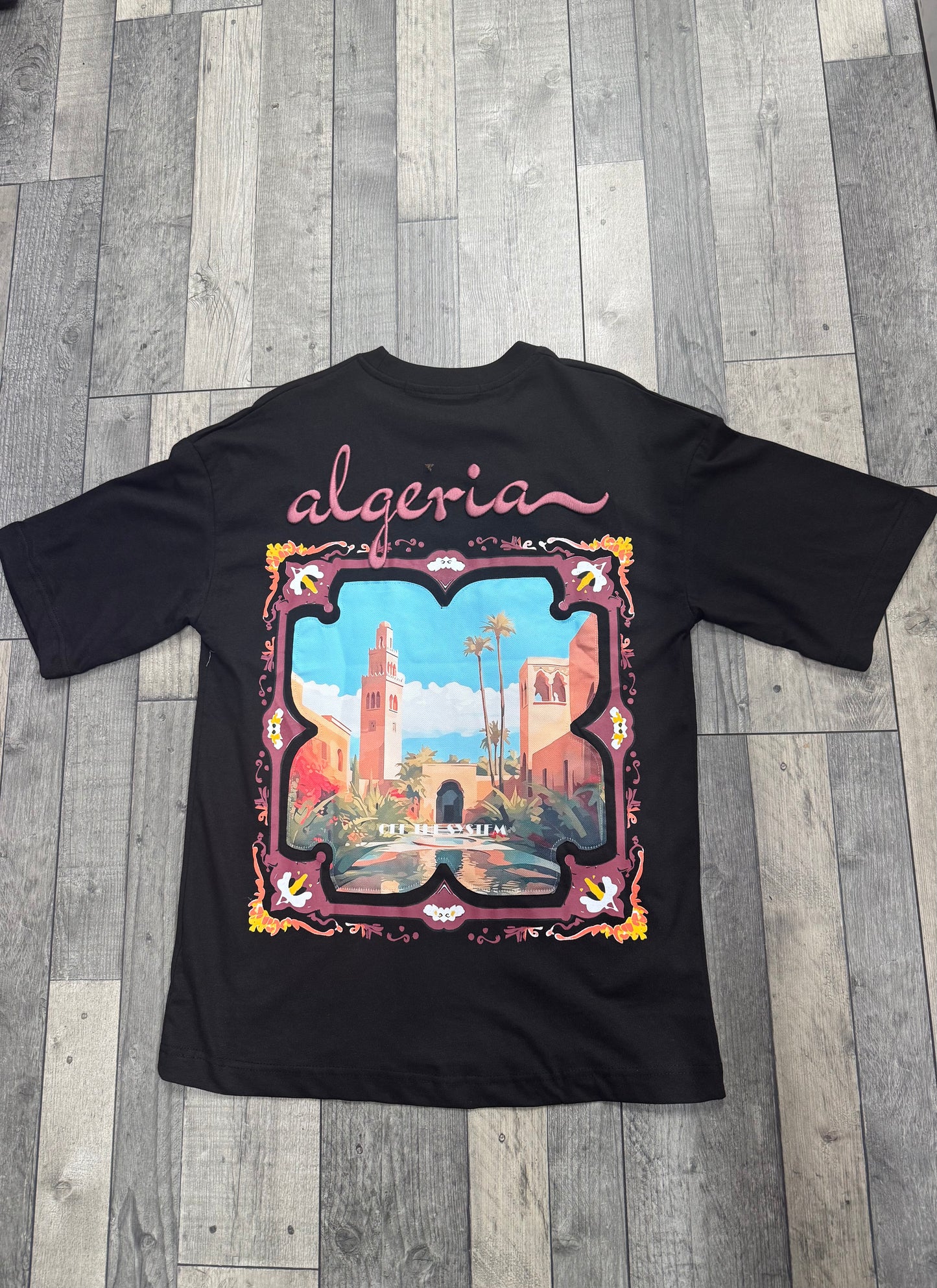 T-shirt ALGERIA - noir