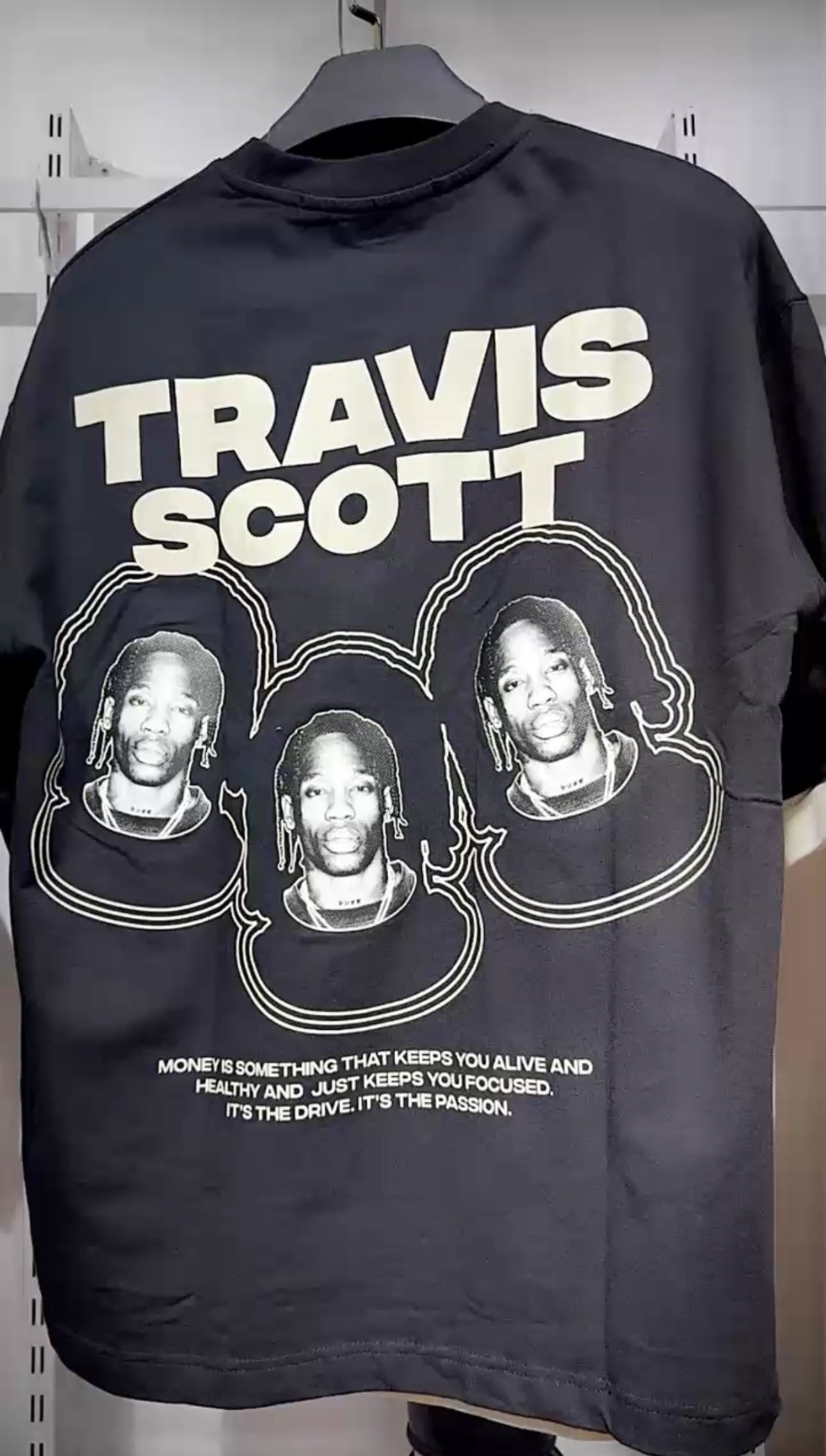 T-SHIRT - TRAVIS SCOTT - NOIR