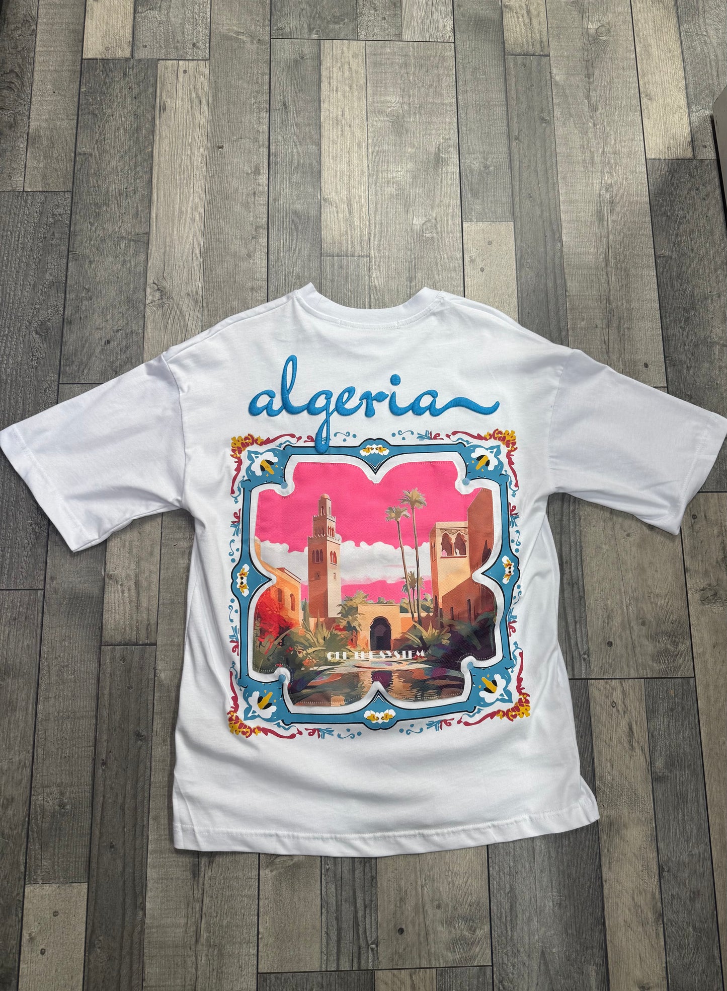 T-shirt ALGERIA - blanc