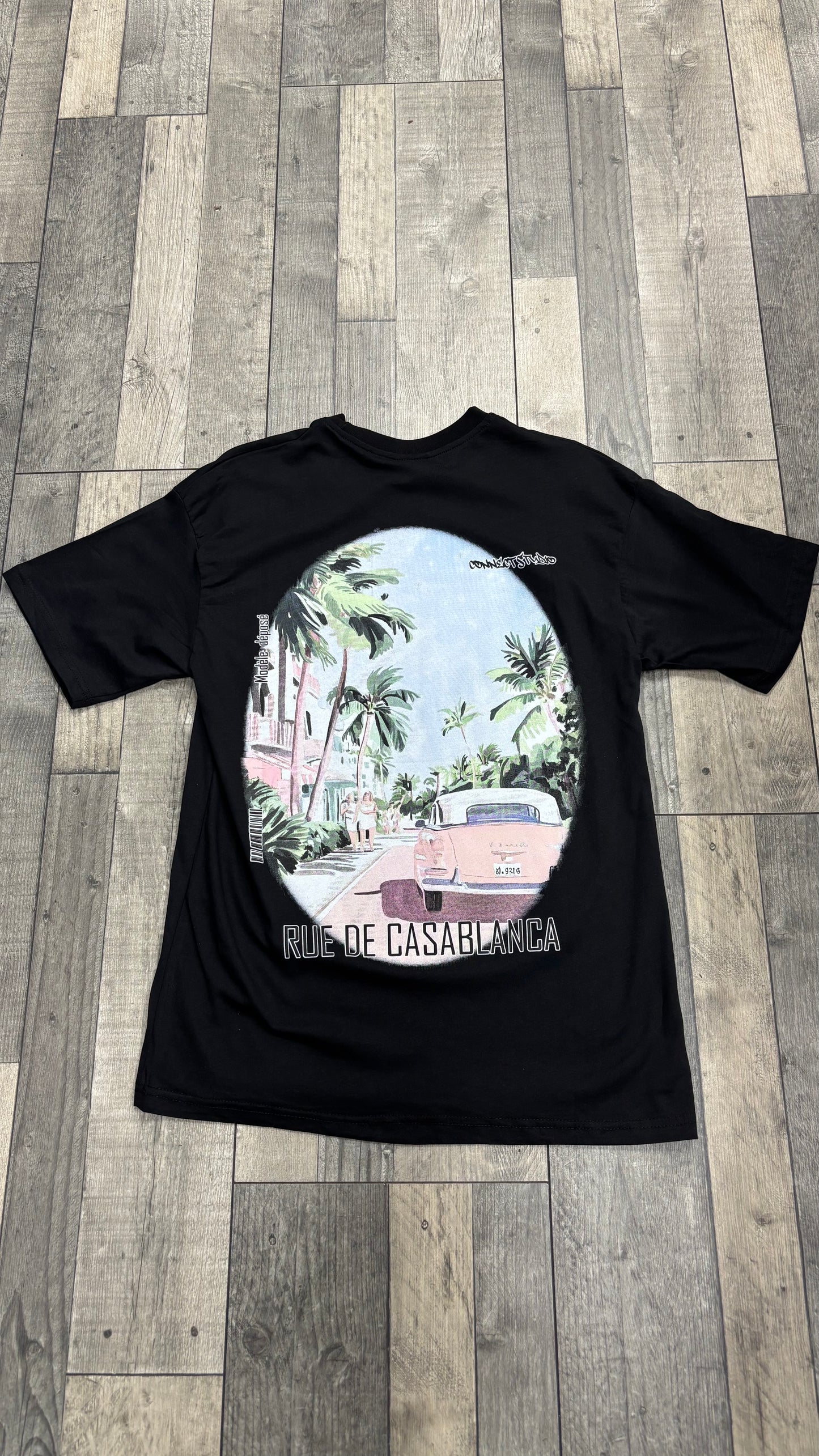 T-shirt RUE DE CASABLANCA - noir