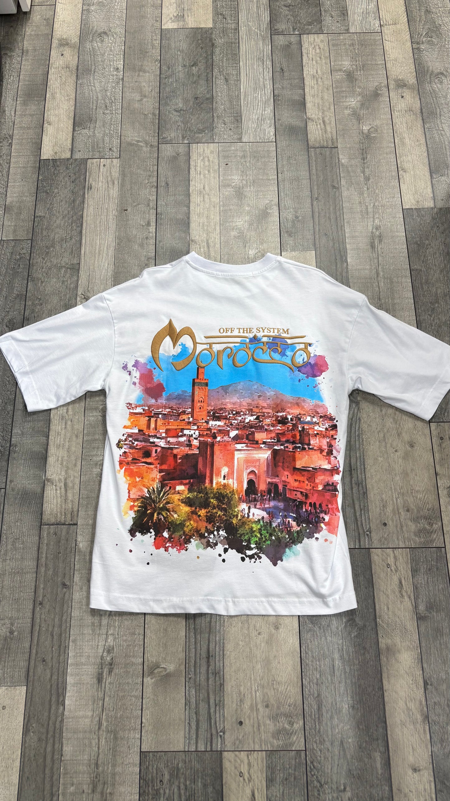 T-shirt MOROCCO VIBES - blanc