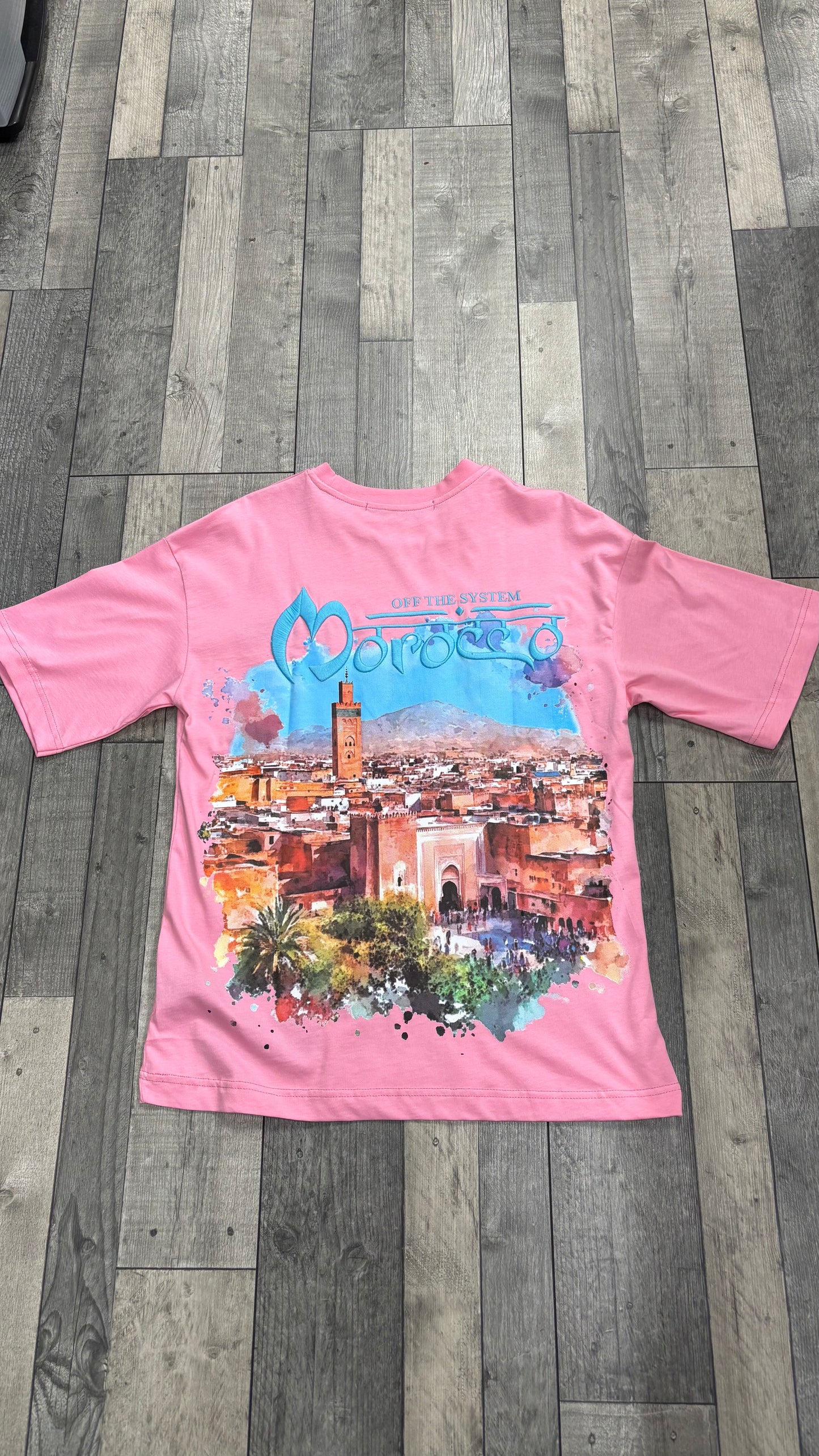 T-shirt MOROCCO VIBES - rose